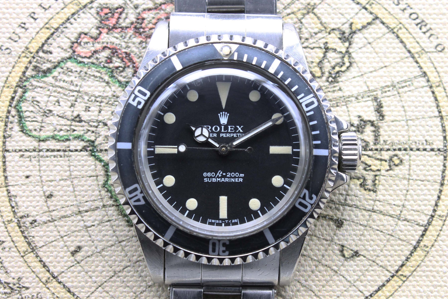 1970 Rolex Submariner Serif Dial Ref. 5513