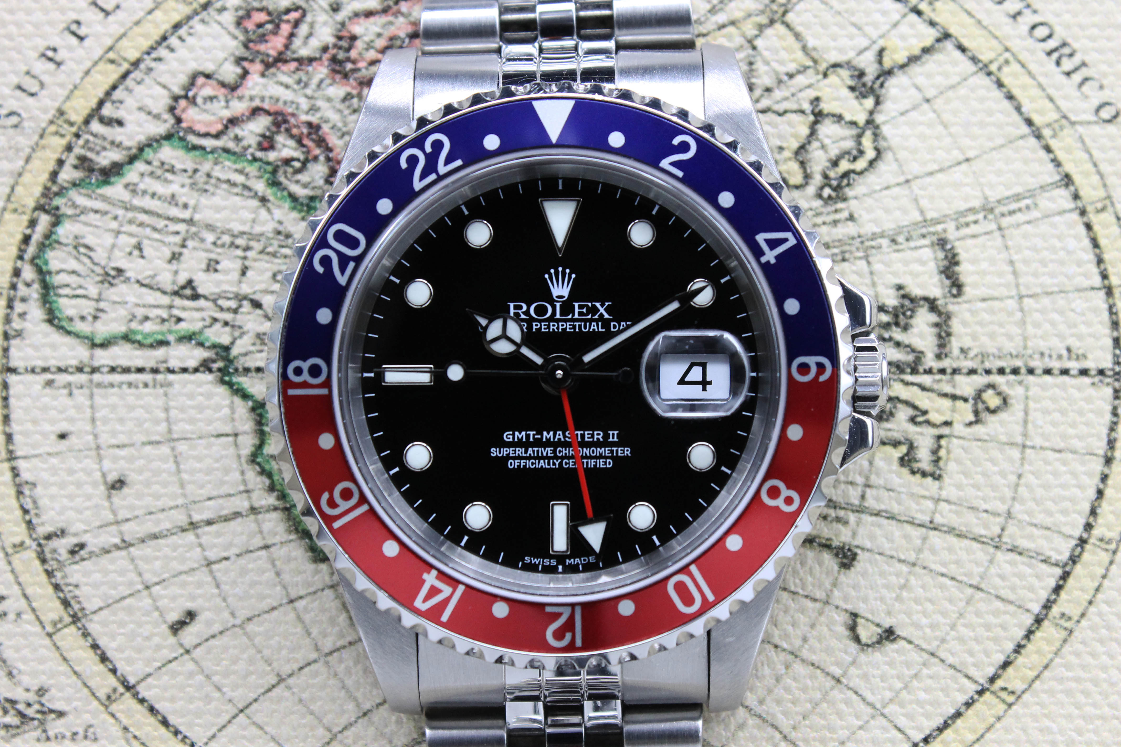 2003 Rolex GMT Master II Ref. 16710 (Full Set)