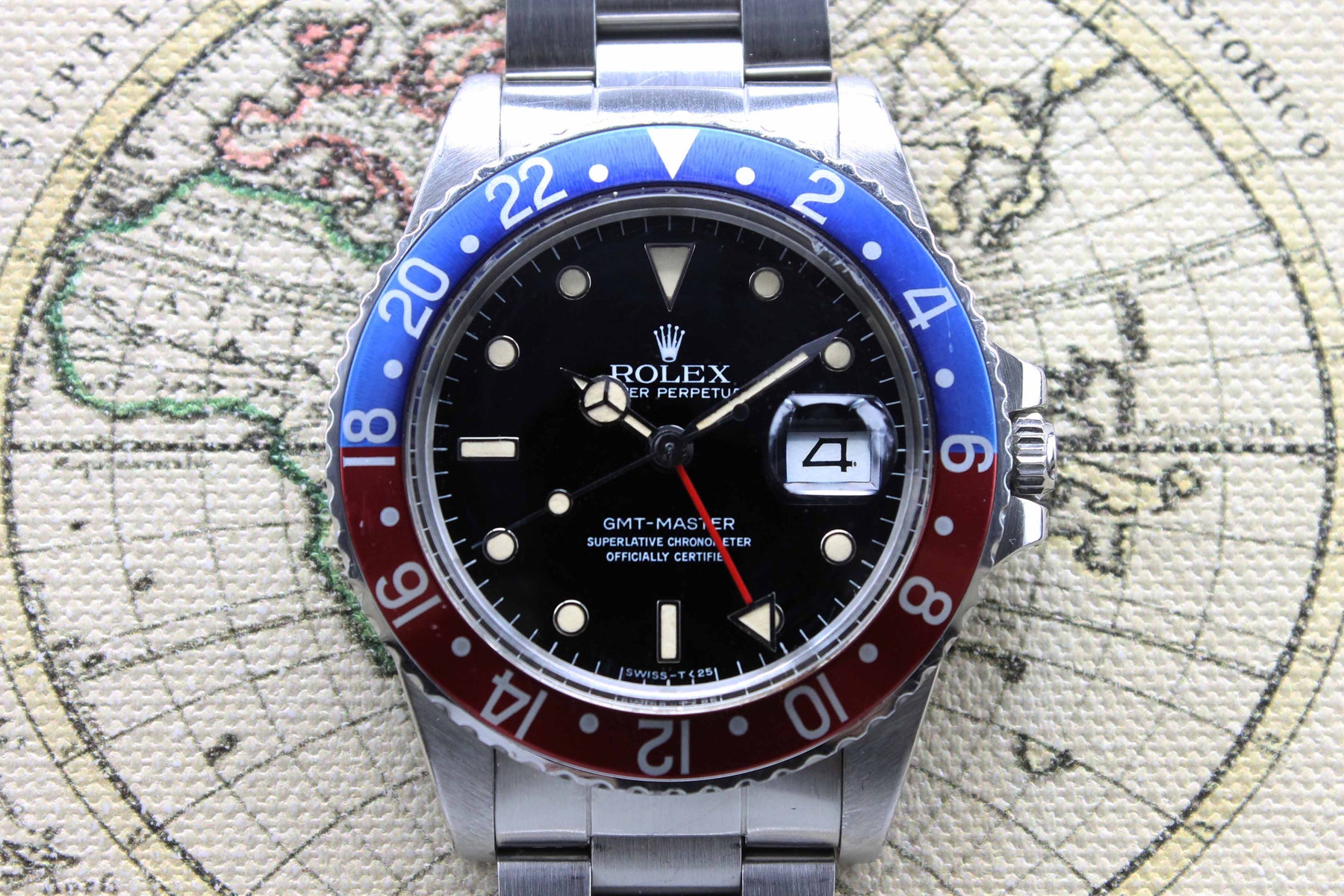 1984 Rolex GMT Master Glossy Dial Ref. 16750