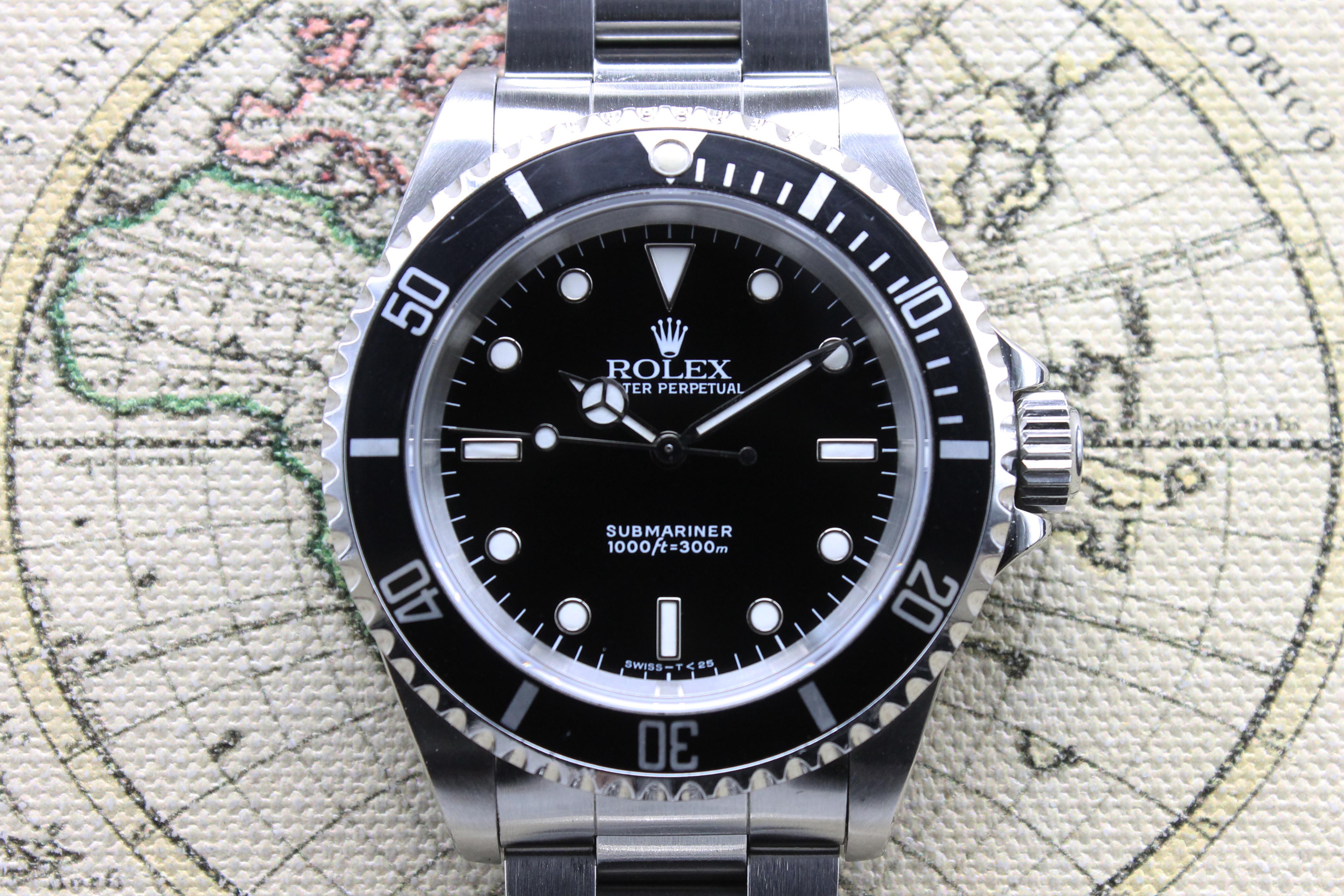 1991 Rolex Submariner Tritium Dial Ref. 14060 (with Papers)