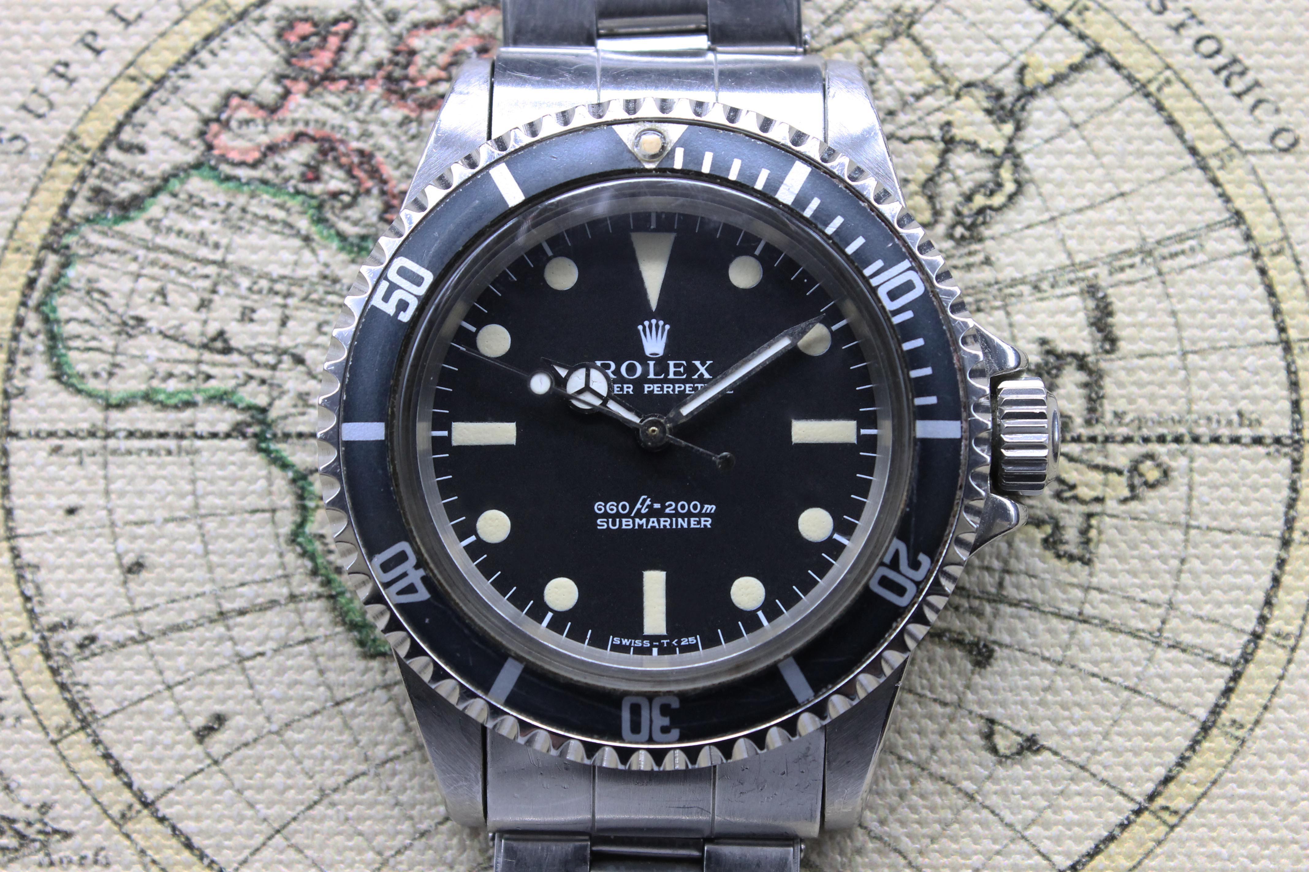 1971 Rolex Submariner Serif Dial Ref. 5513