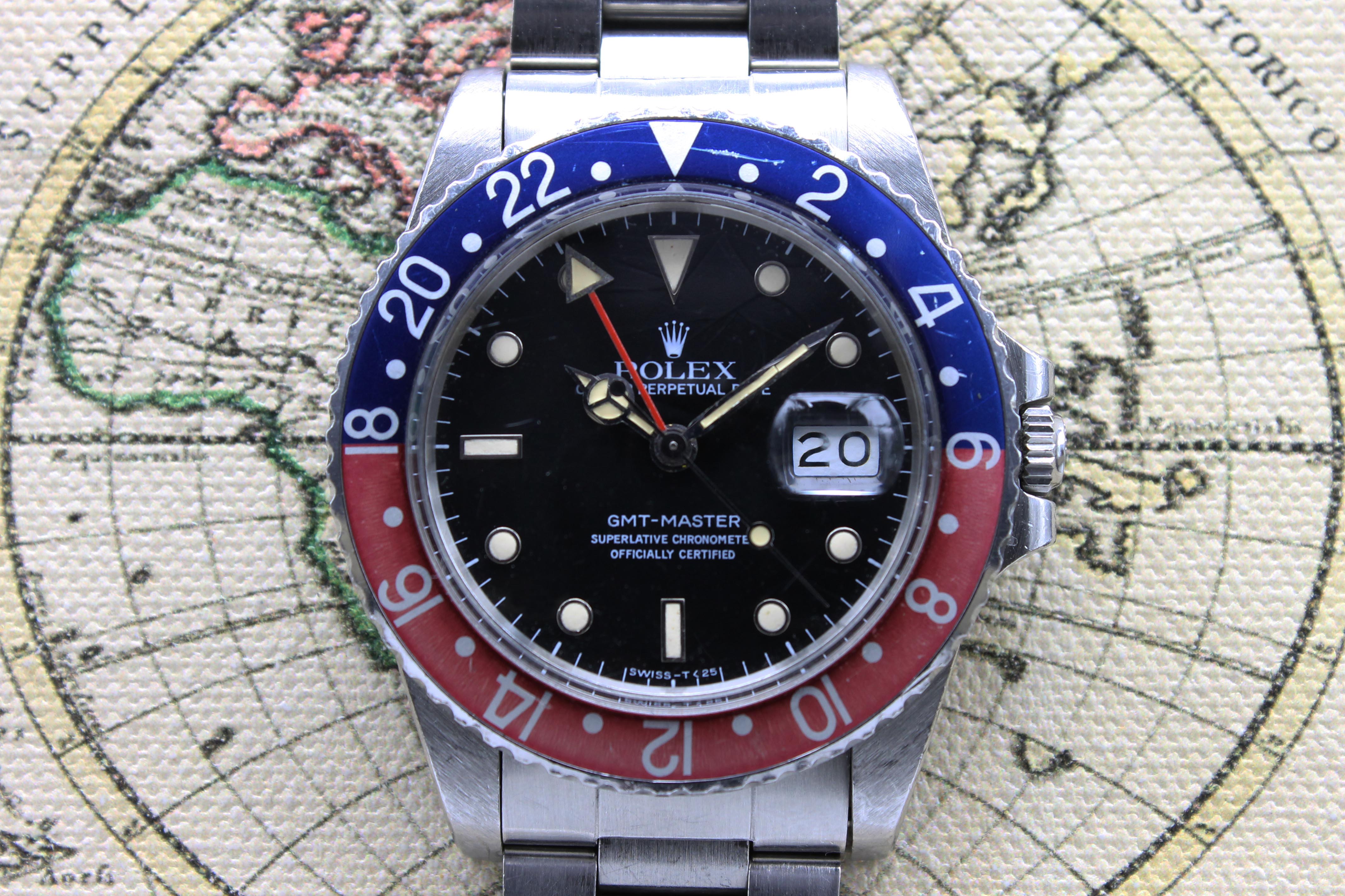 Rolex GMT Master Ref. 16750 Year 1985 'Unpolished' (Full Set)