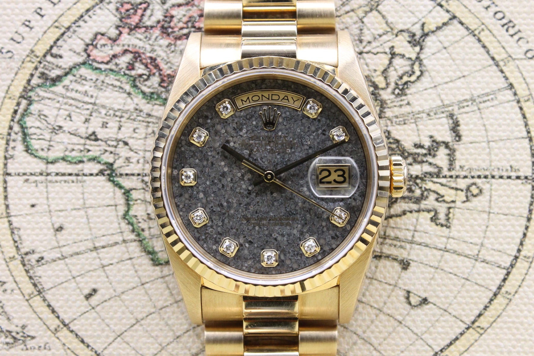 1998 Rolex Day Date Fossil 'Jurassic Park' Ref. 18238 (with Box & Papers)