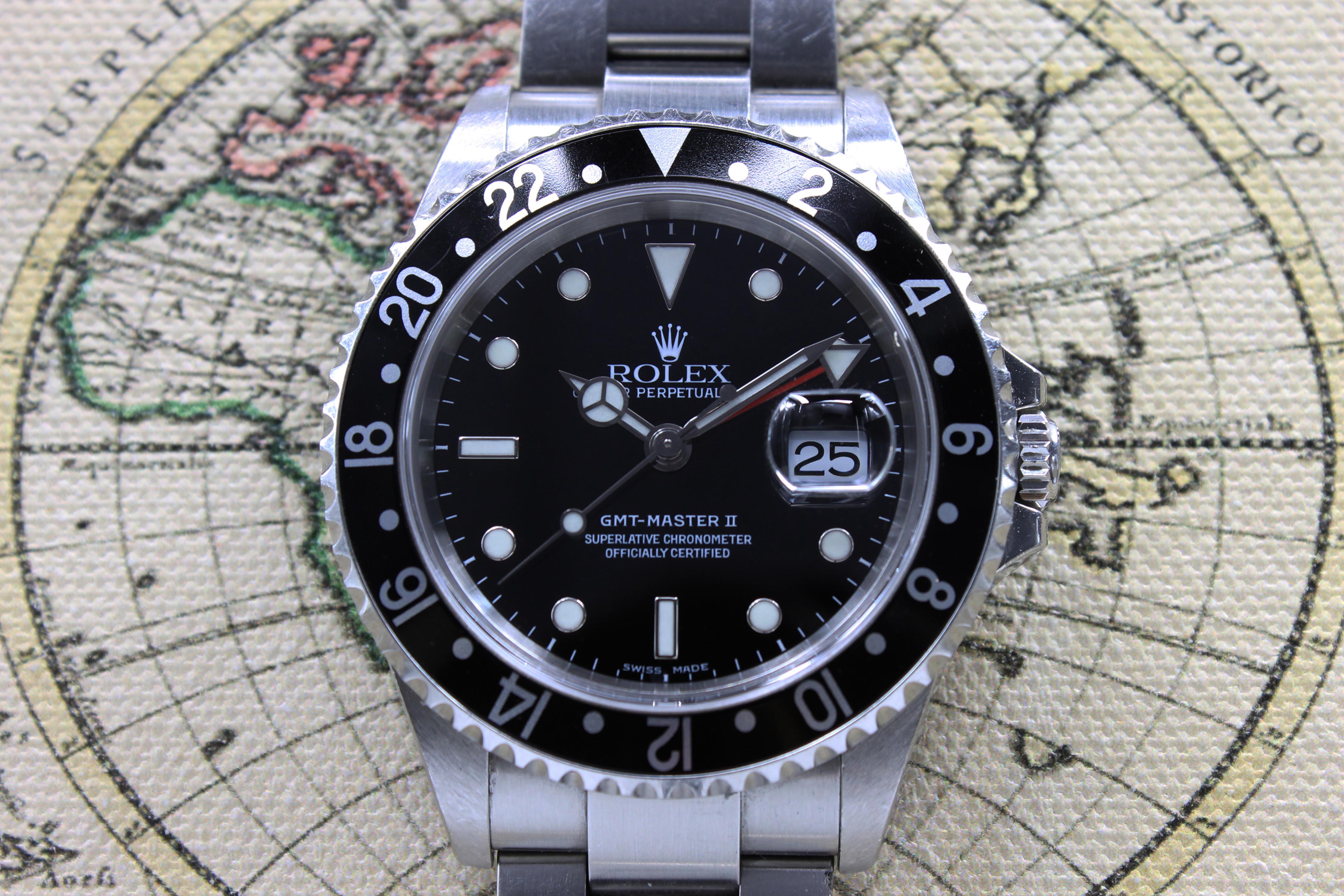 Rolex GMT Master II Ref. 16710 Year 2004 (Full Set)