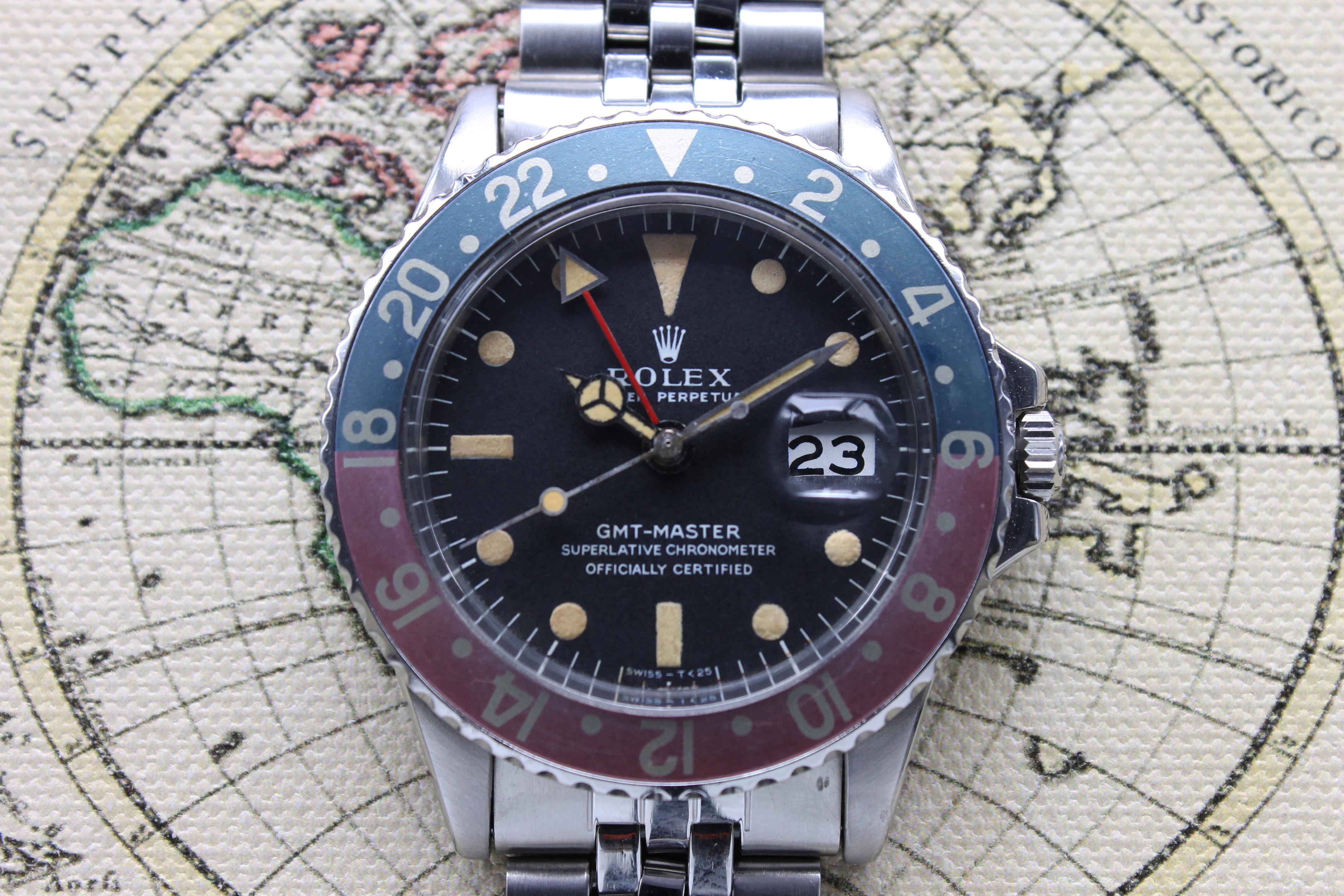 Rolex GMT Master Ref. 1675 Year 1969 (Full Set)