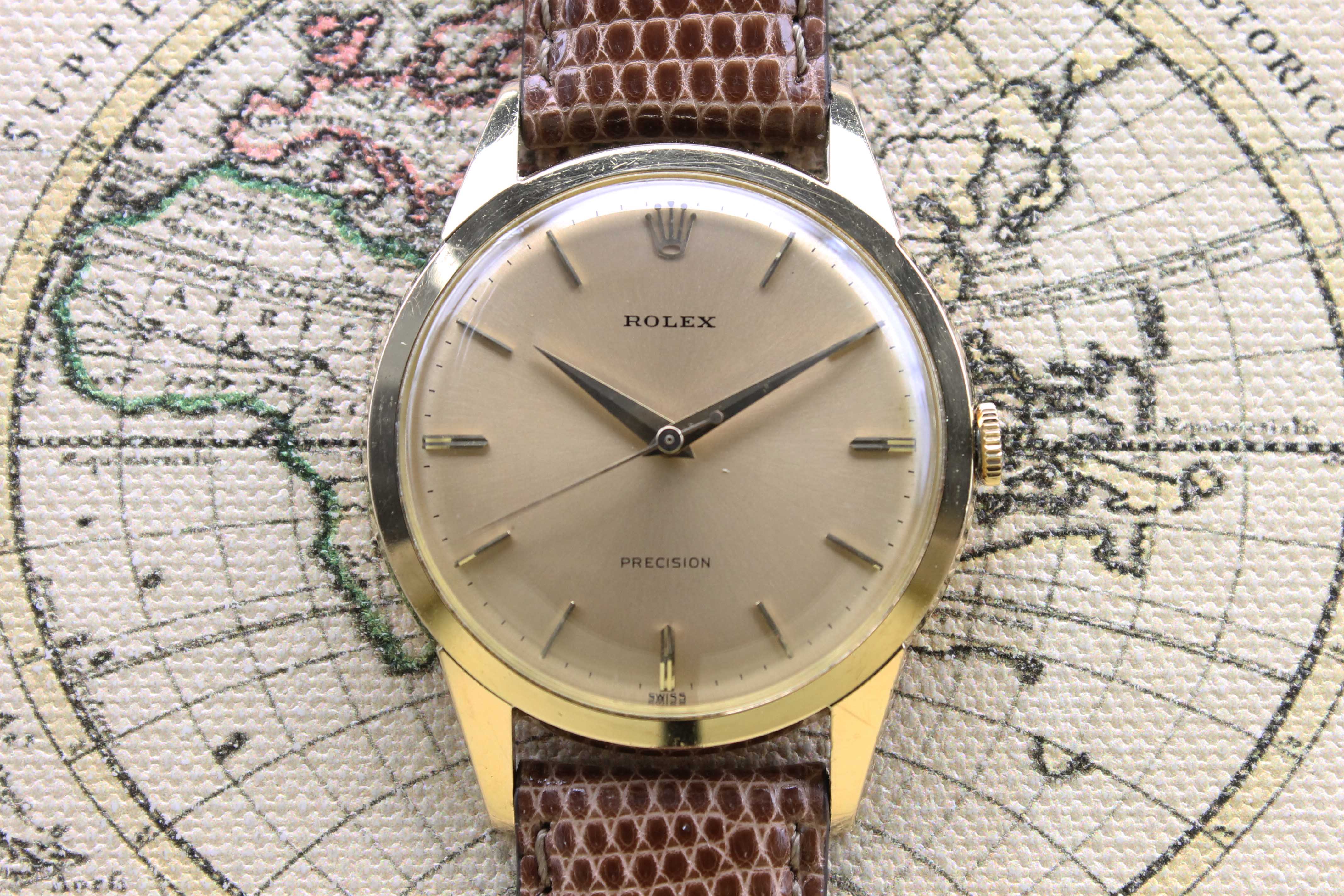 1960 Rolex Dress Watch Oversized Ref. 9004