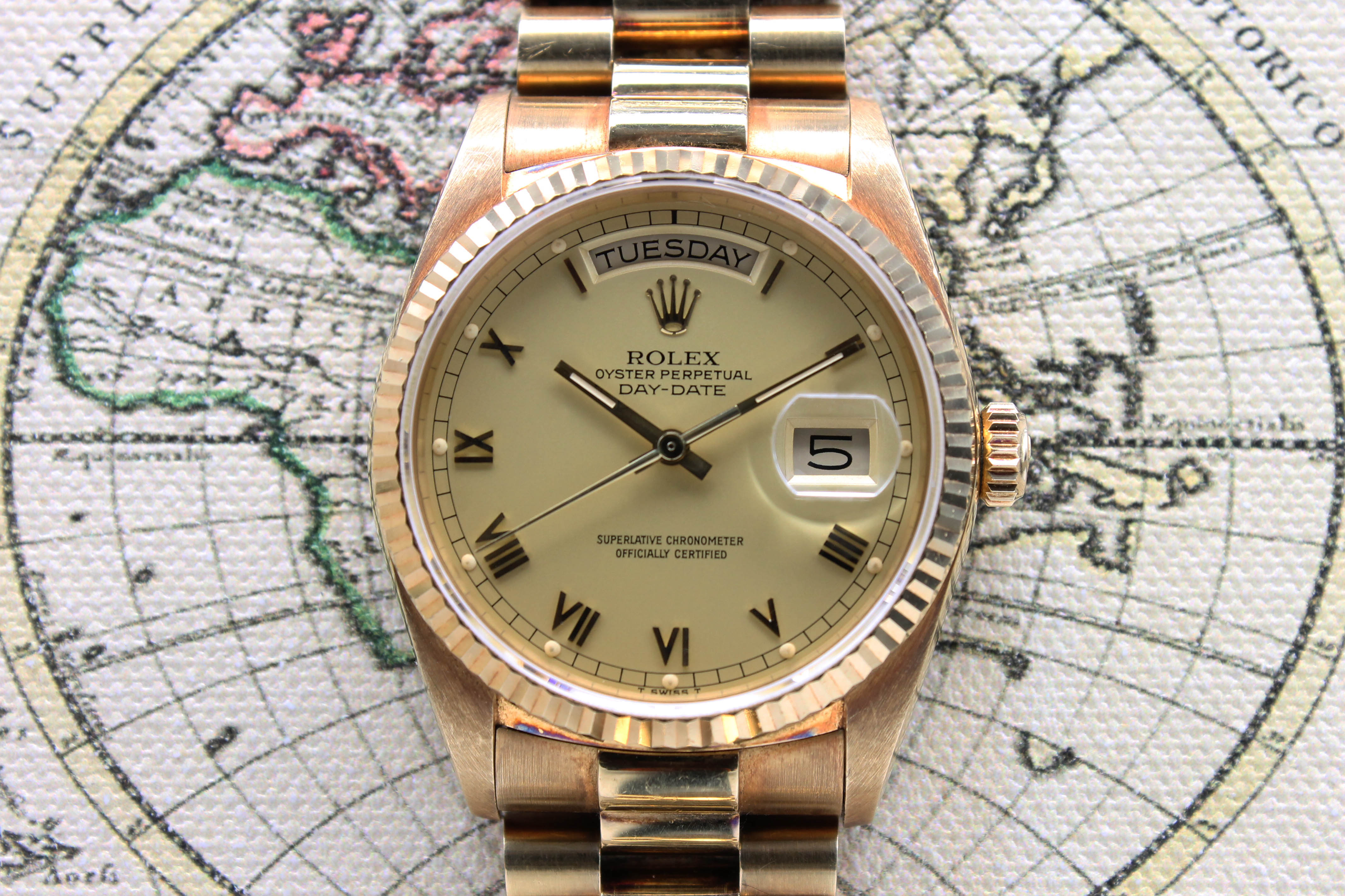 Rolex Day Date Ref. 18038 Year 1986 (Full Set)