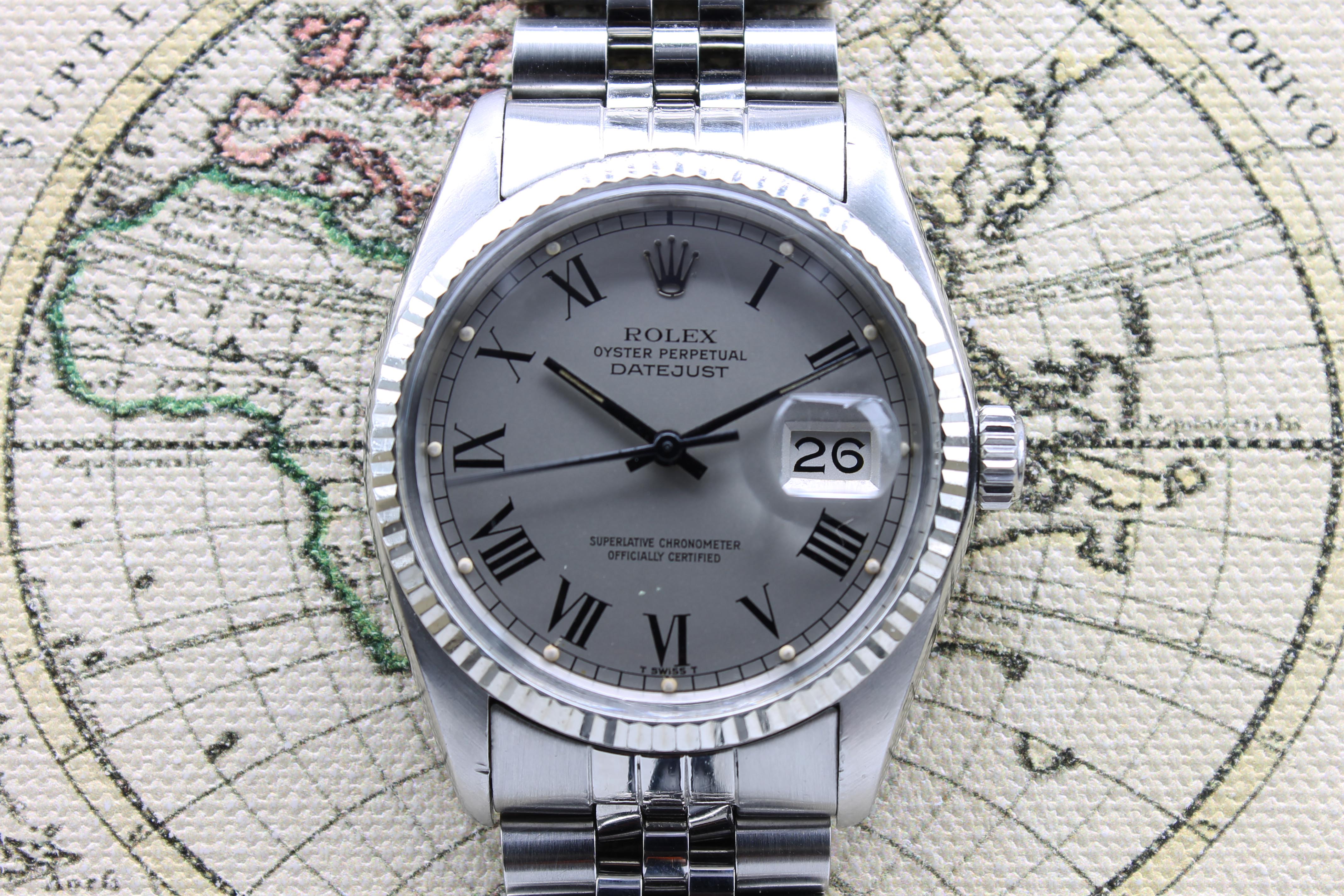 Rolex Oyster Perpetual Datejust St/WG Ref. 16014 Year 1978 (with Certificate)