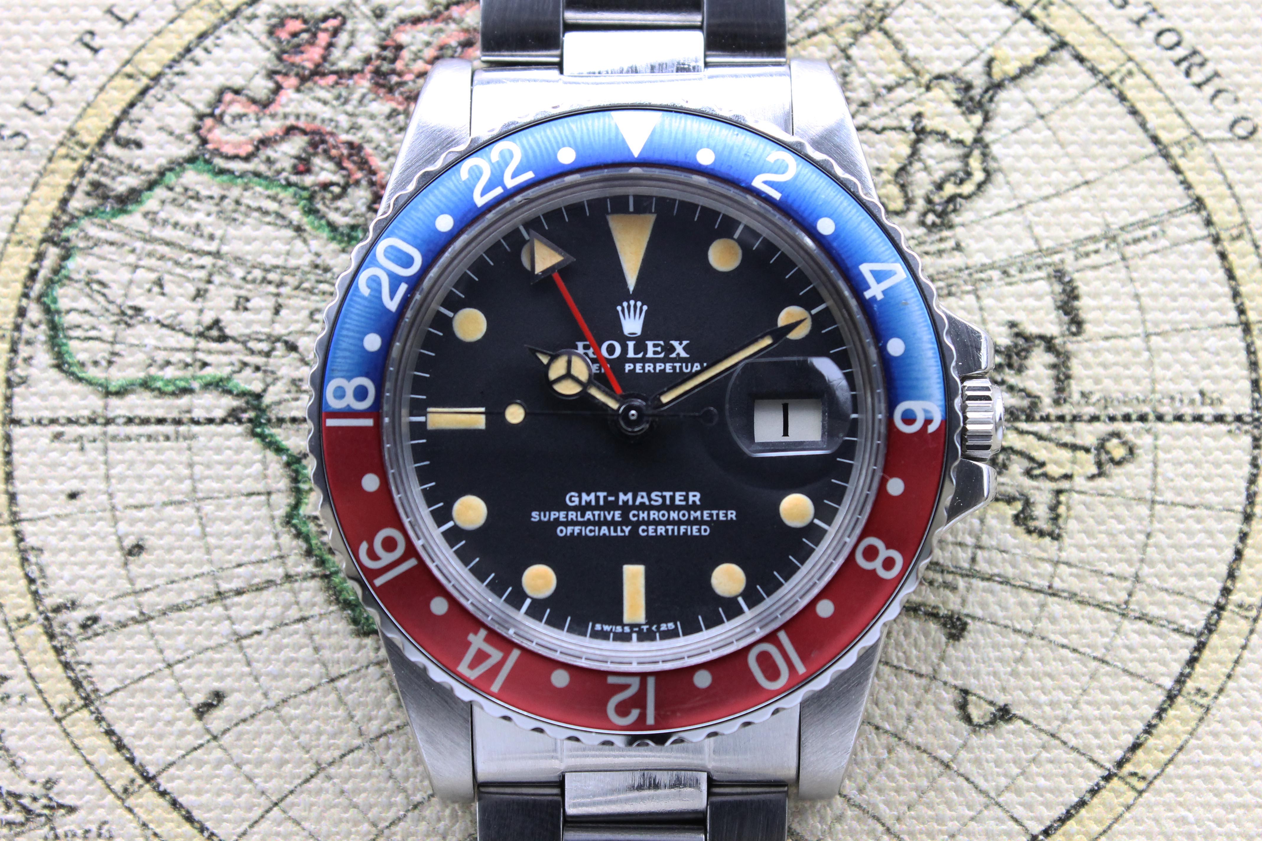 Rolex GMT Master MK2 Ref. 1675 Year 1973 (Full Set)