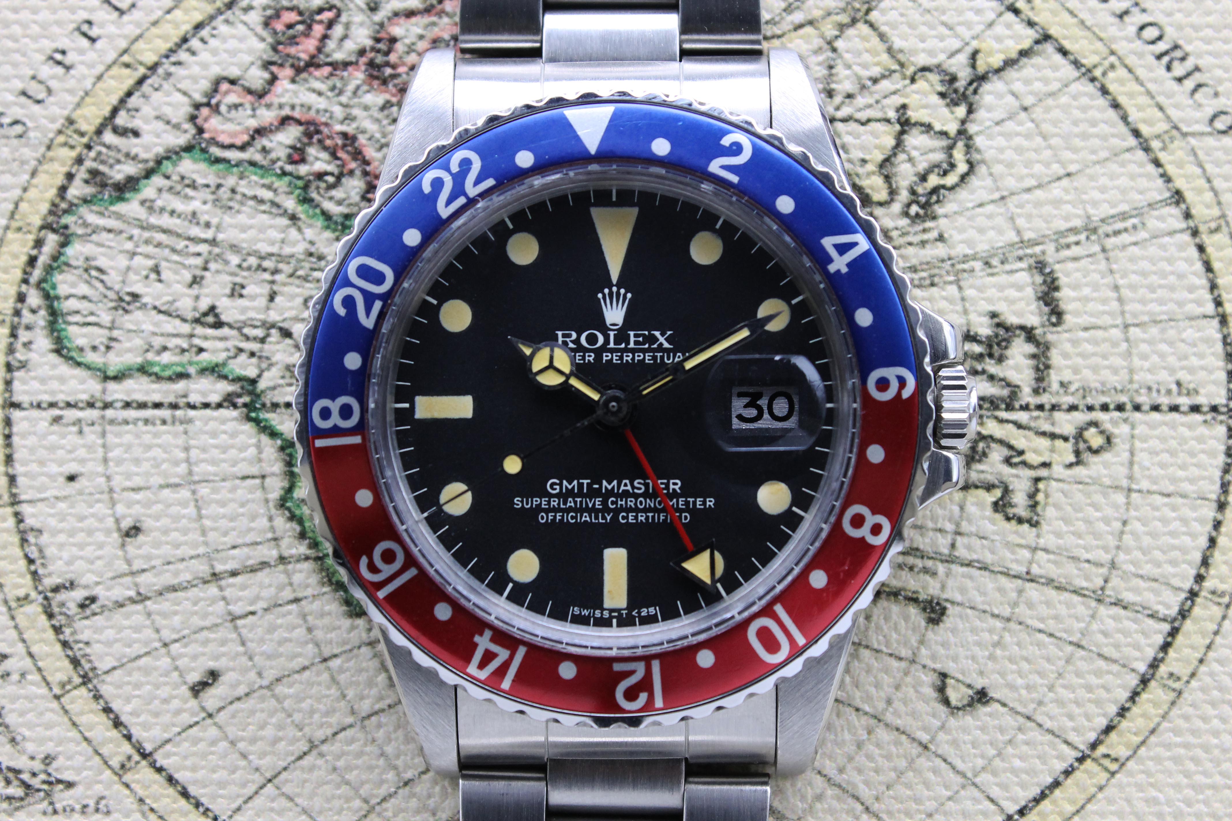 1978 Rolex GMT Master MK4 Ref. 1675 (Full Set)