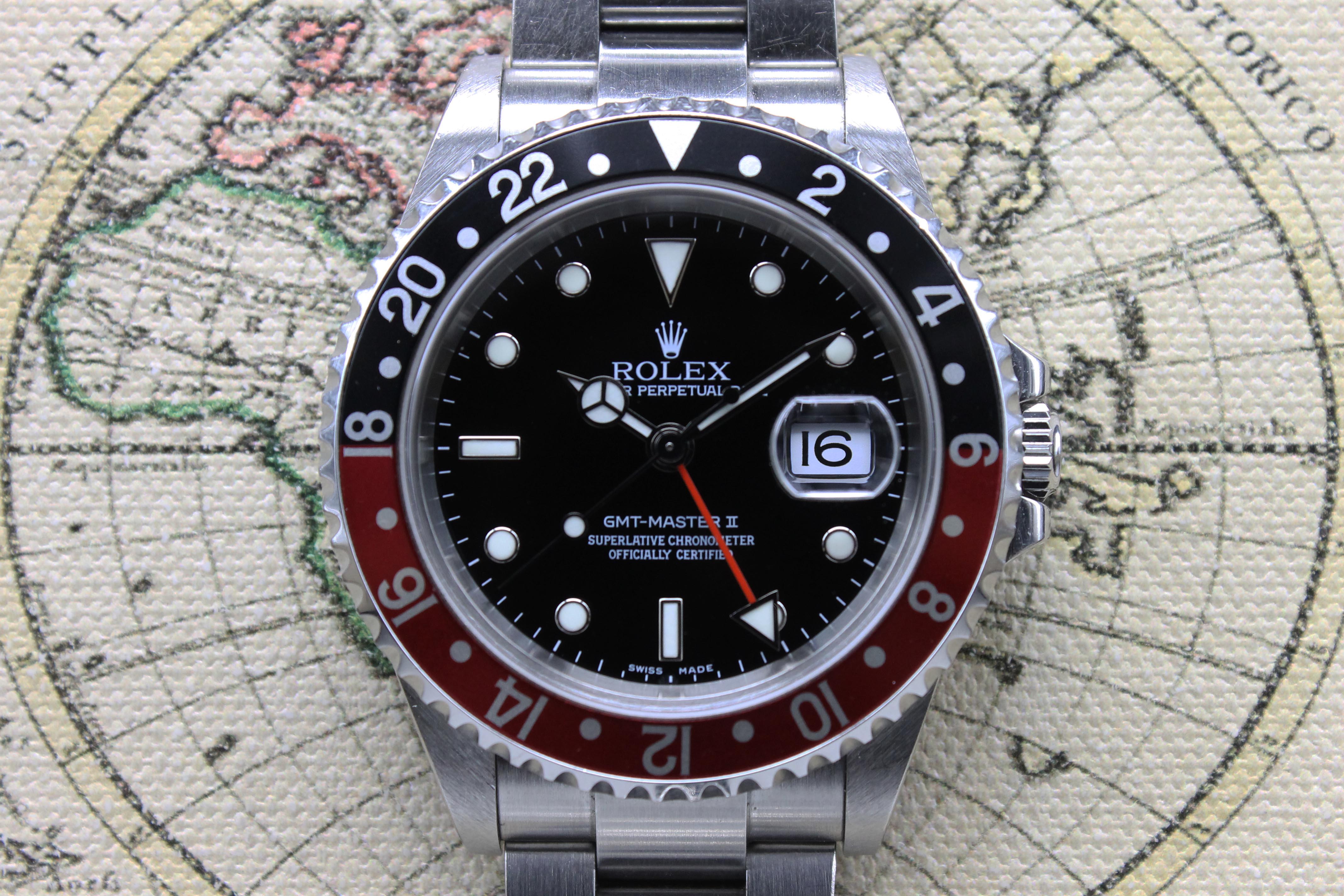 2004 Rolex GMT Master II Coke Unpolished Ref. 16710T (Full Set)