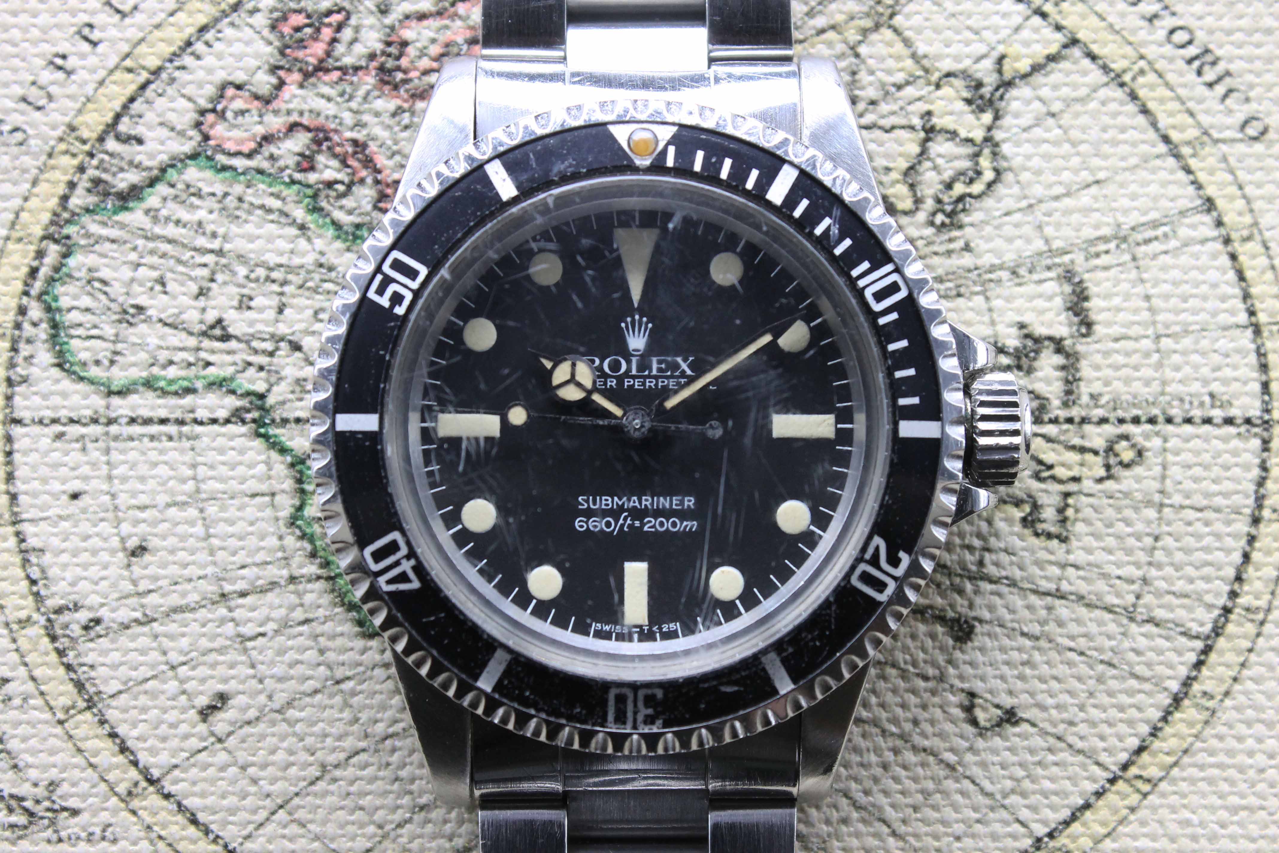 1982 Rolex Submariner Maxi MK4 Ref. 5513 (Full Set)