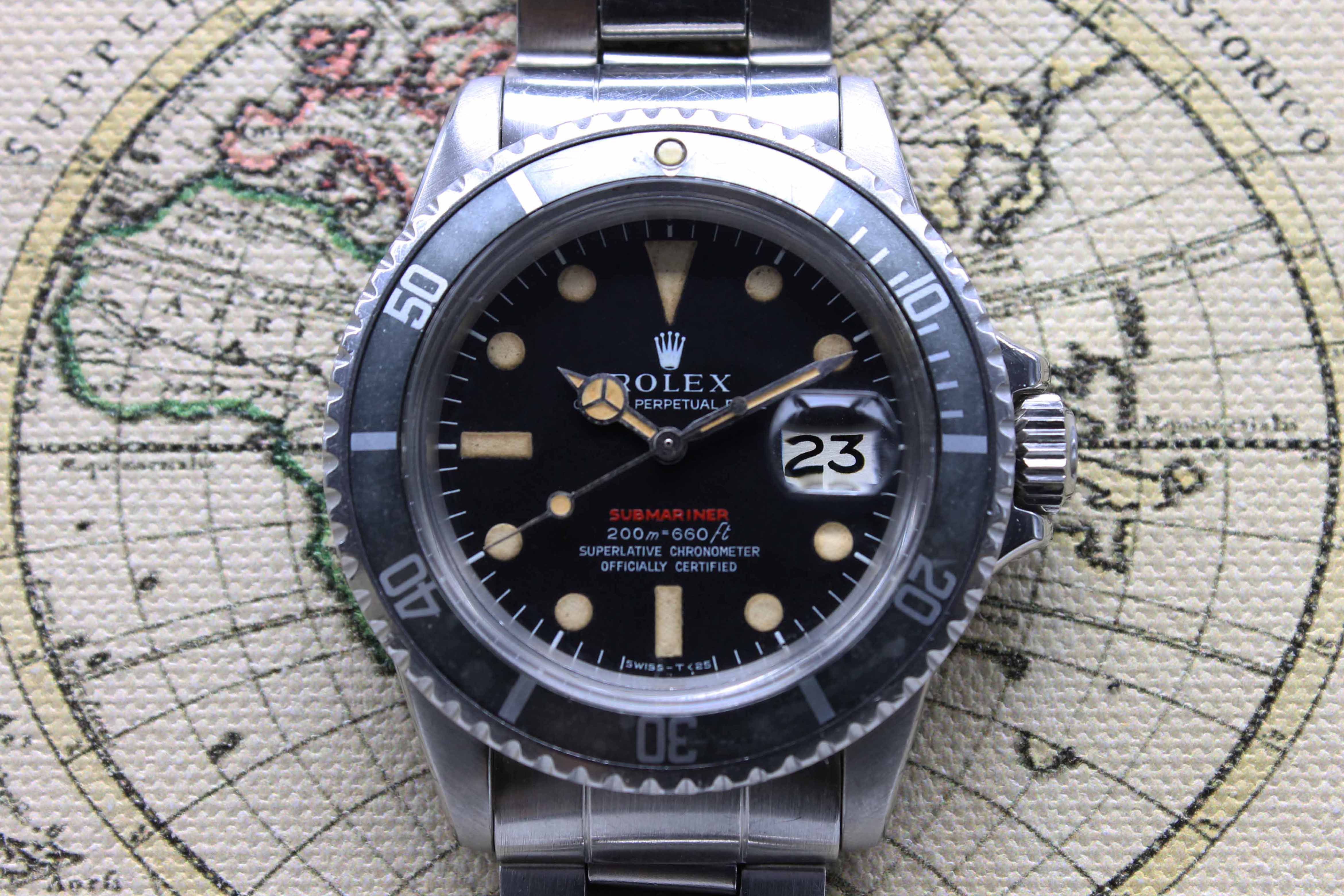 Rolex Red Submariner Ref. 1680 Year 1969 (Full Set)