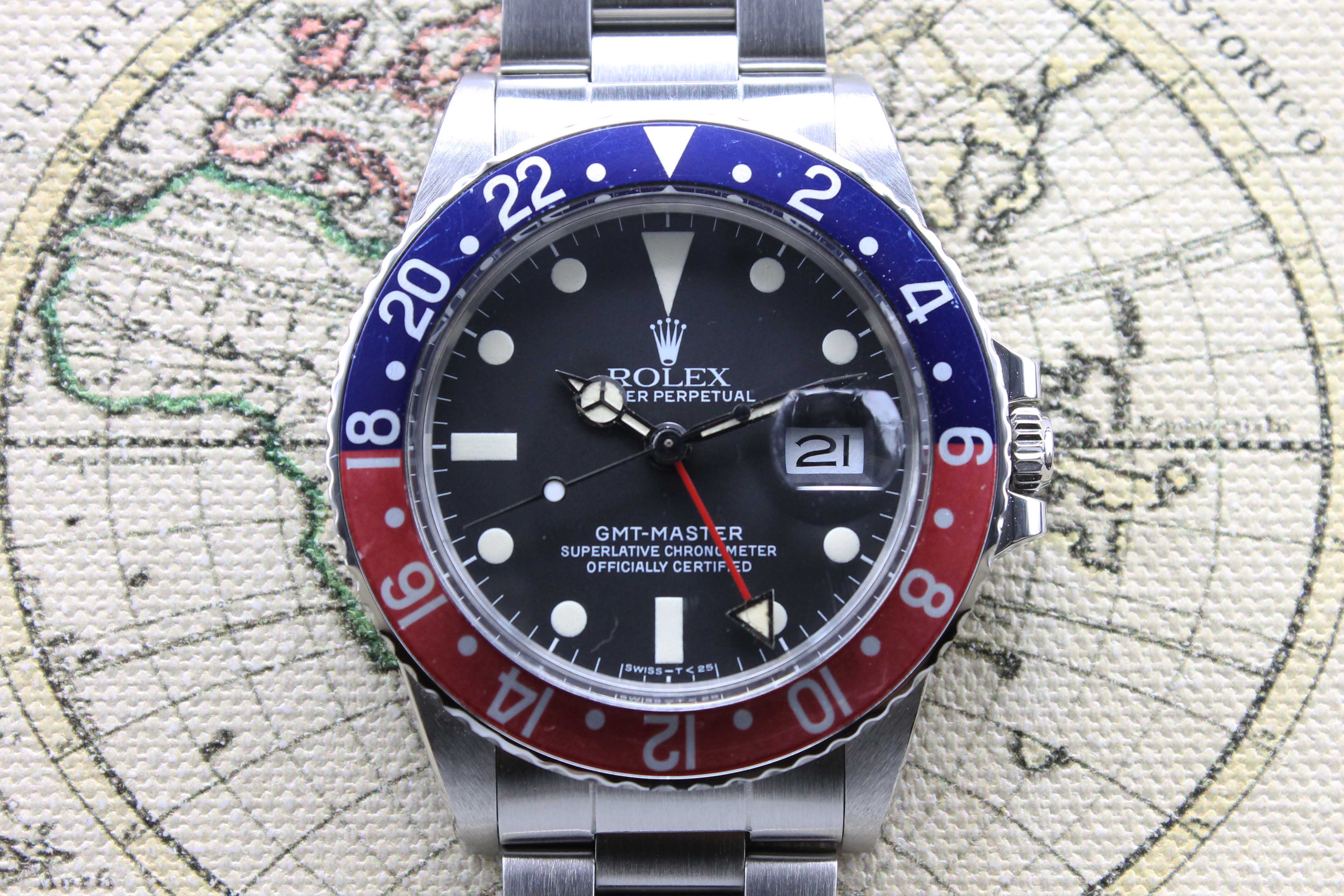 1984 Rolex GMT Master Matte Ref. 16750 (Full Set)