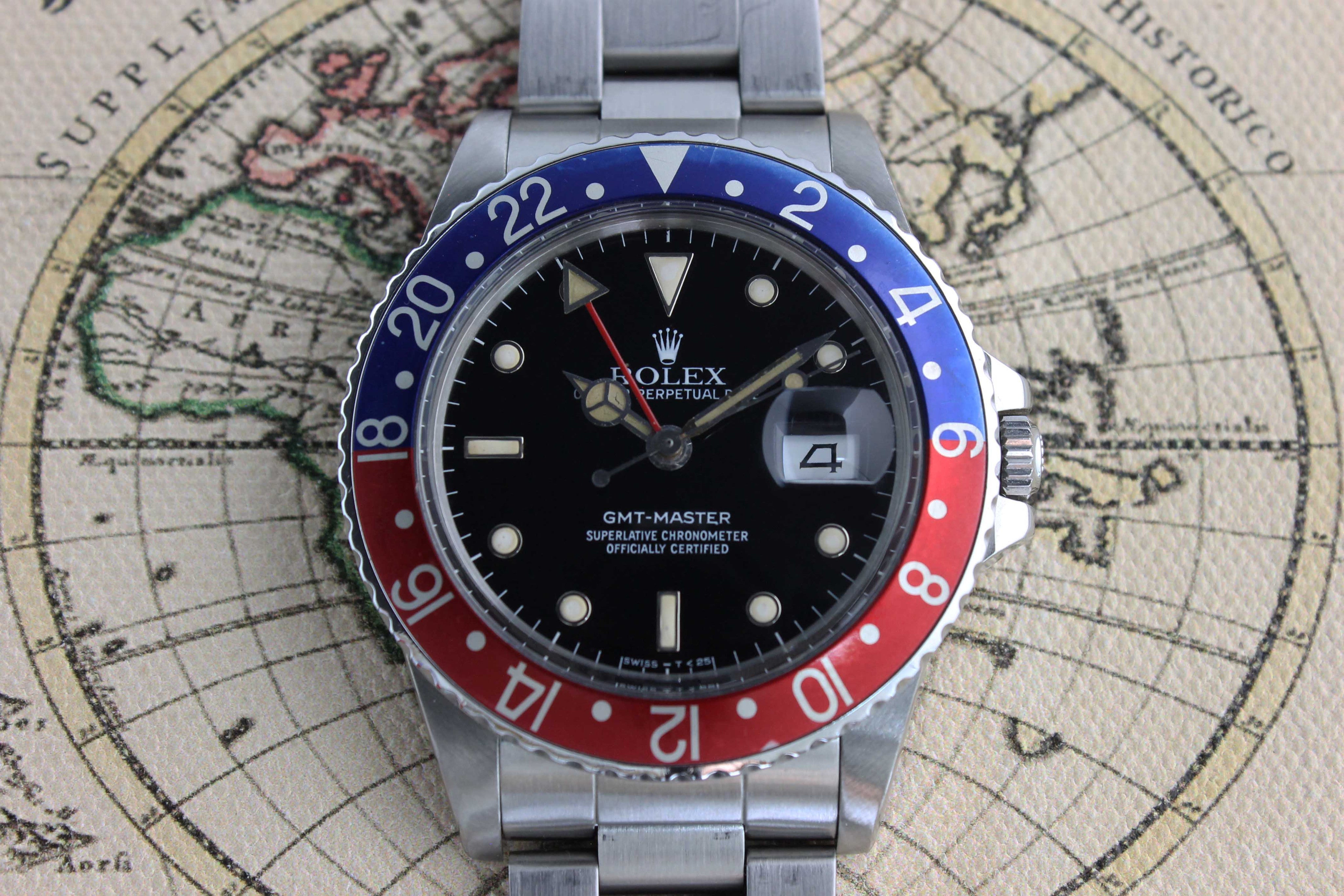 Rolex GMT Master Pepsi Ref. 16750  Year 1986 (With Papers)