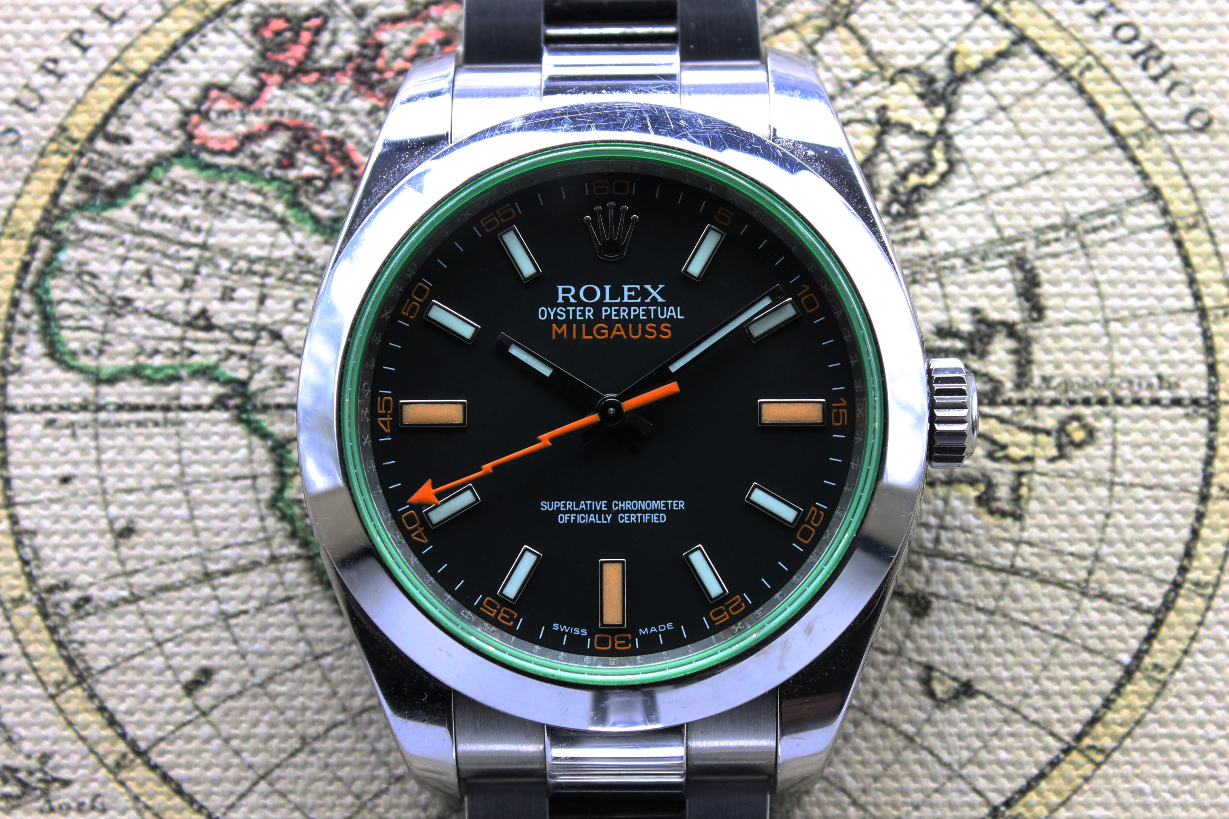 Rolex Milgauss Ref. 116400GV Year 2009 (Full Set)