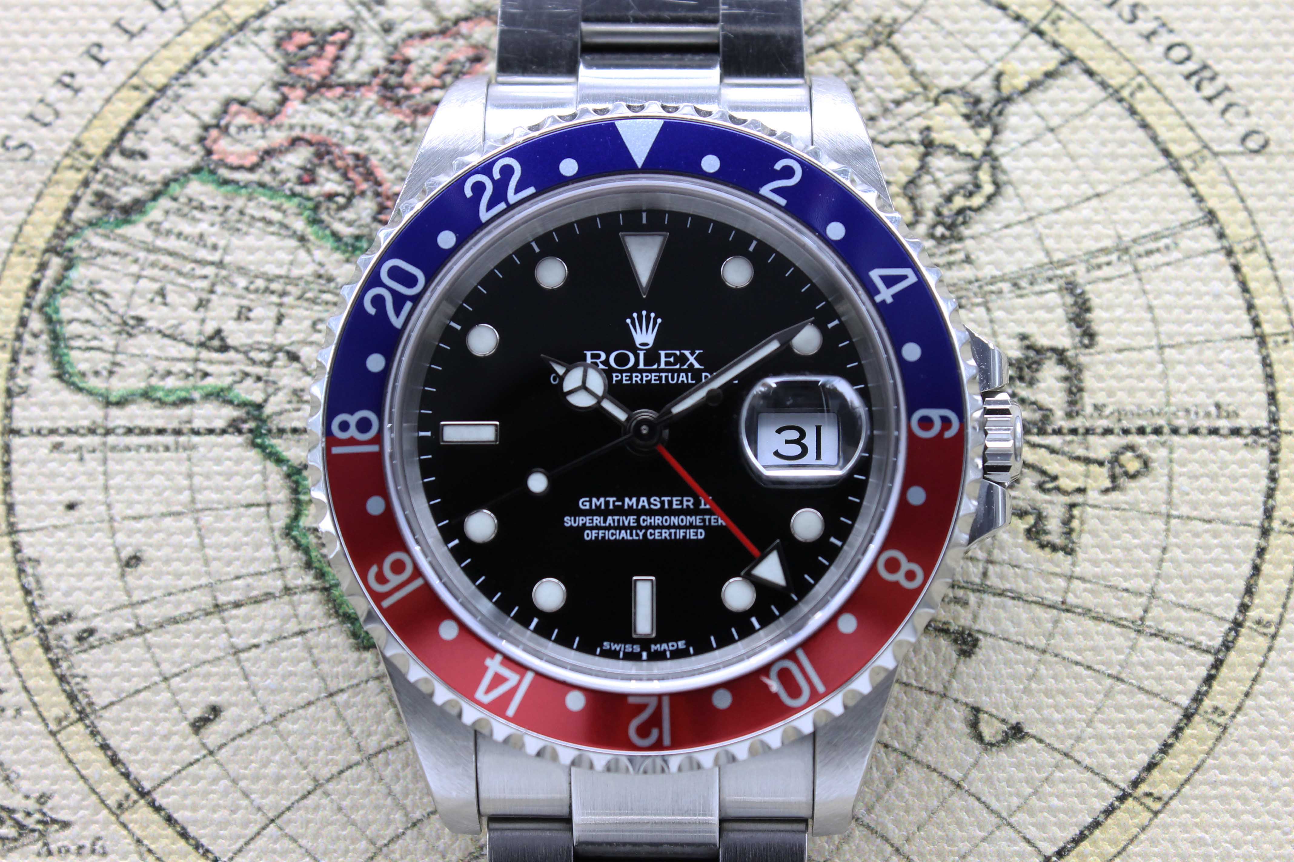 Rolex GMT Master II Pepsi Ref. 16710 Year 1999 (Full Set)