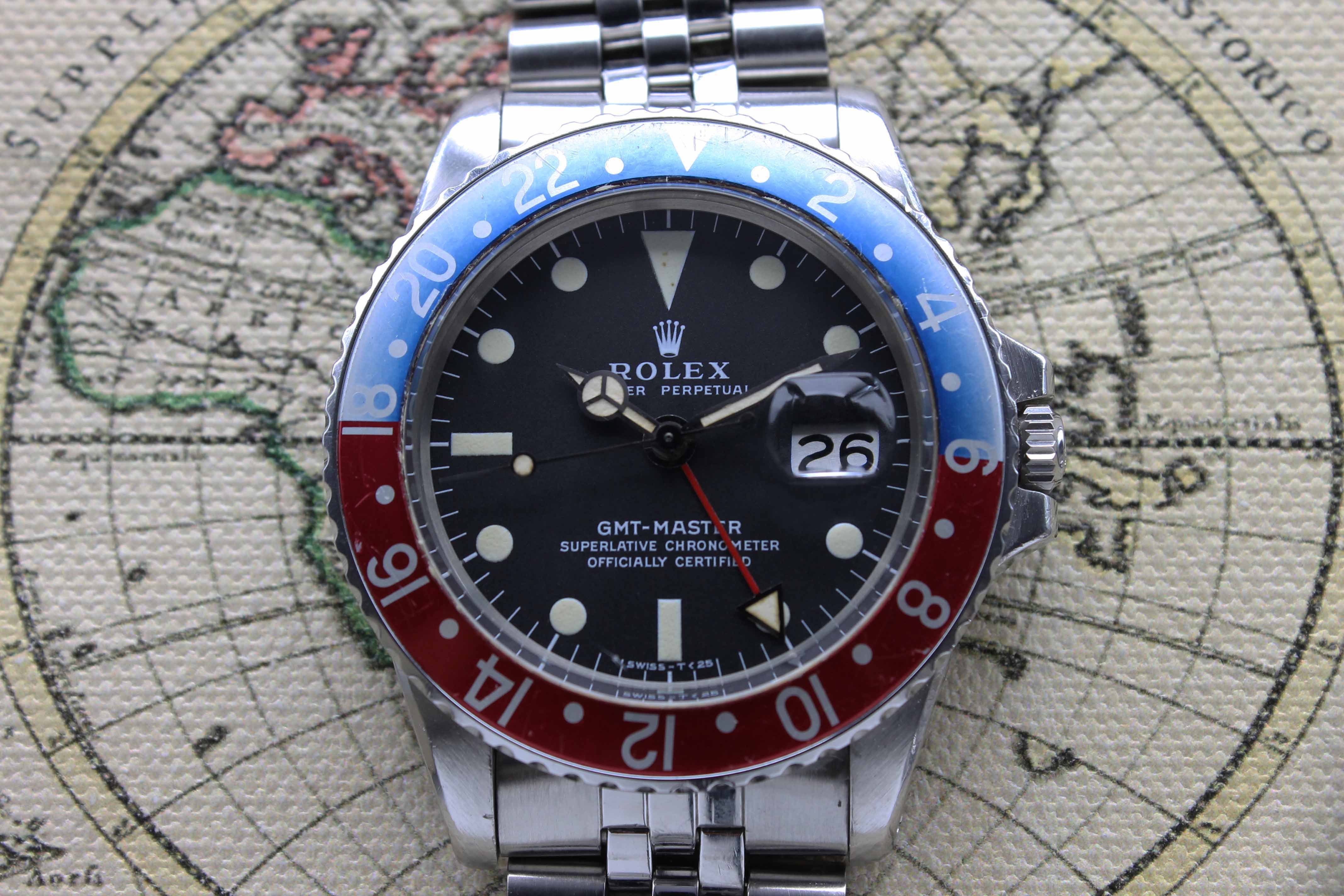 Rolex GMT Master Ref. 1675 Year 1973 (Full Set)