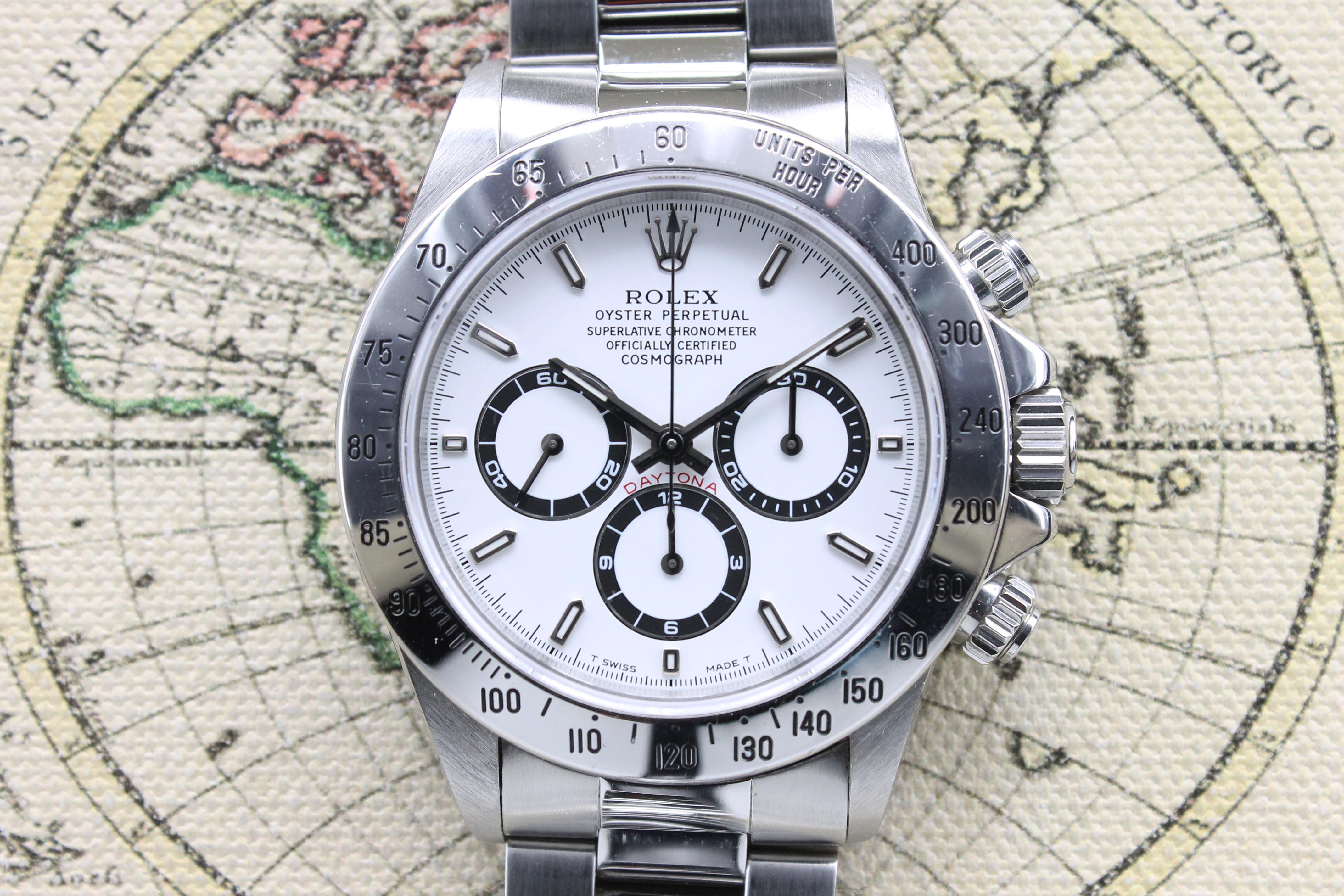 1996 Rolex Daytona White Tritium Dial Ref.16520 (Full Set)