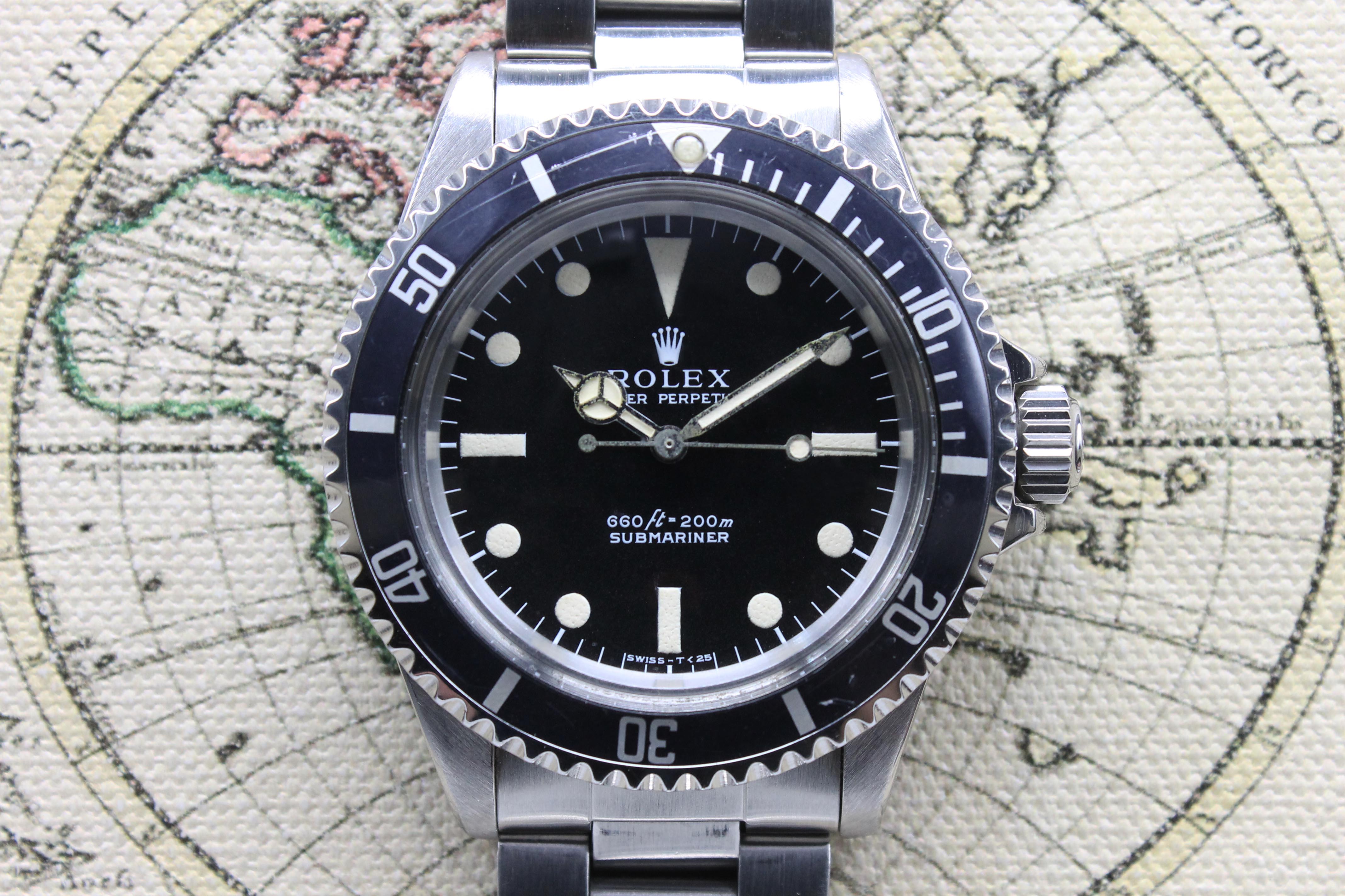 1975 Rolex Submariner 5513 Non-Serif Dial Ref. 5513 (Full Set)