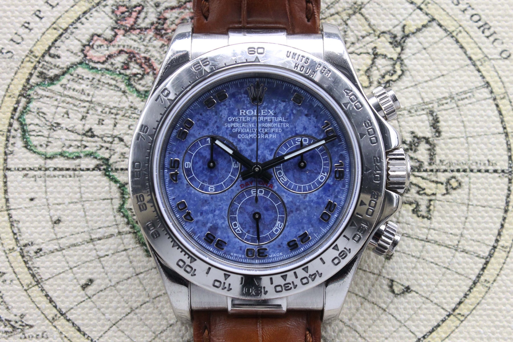 2004 Rolex Daytona Sodalite Dial Ref. 116519