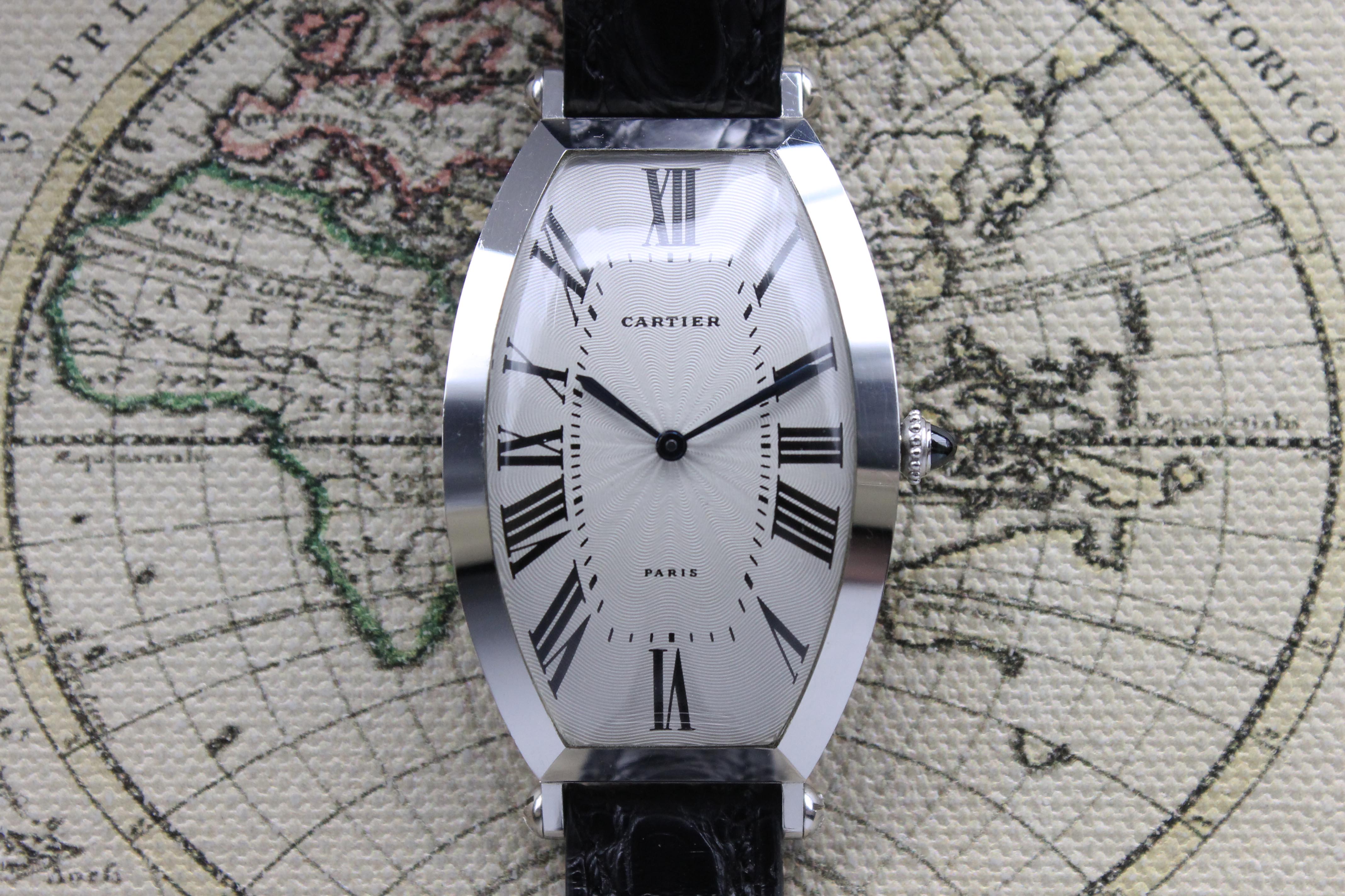 1990's Cartier Tonneau Platinum CPCP Ref. W1546351