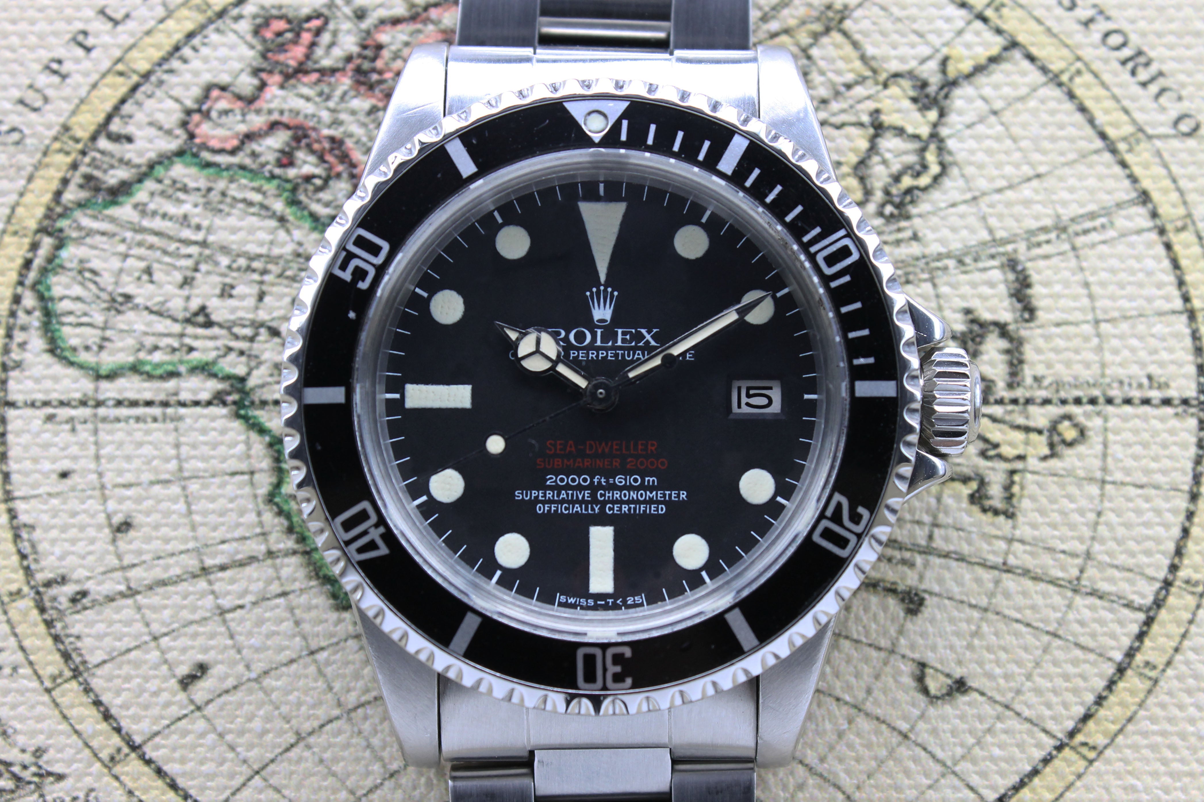 1974 Rolex Double Red Sea Dweller MK3 Ref. 1665 (Full Set)