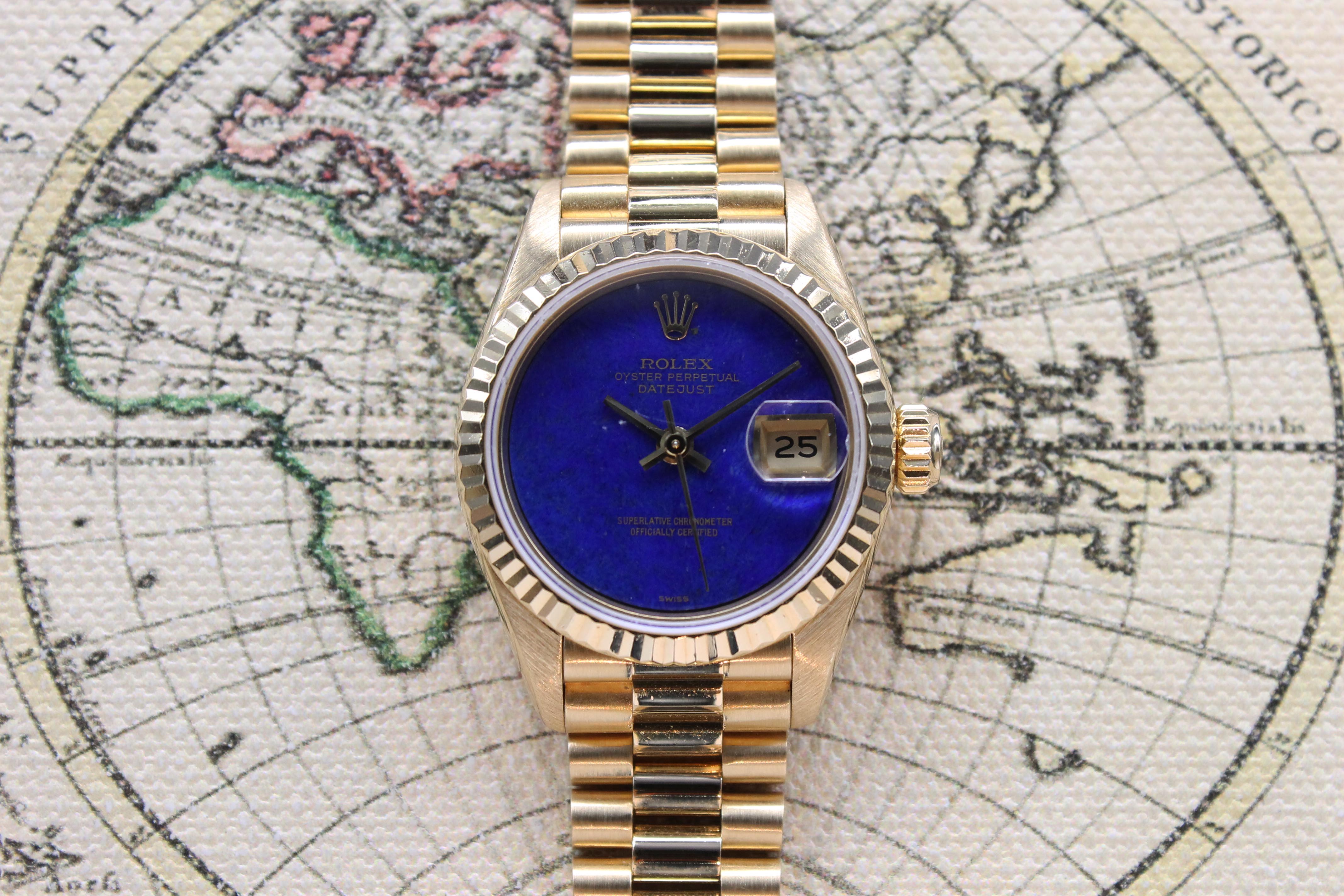 1988 Rolex Lady Datejust Lapis Ref. 69178