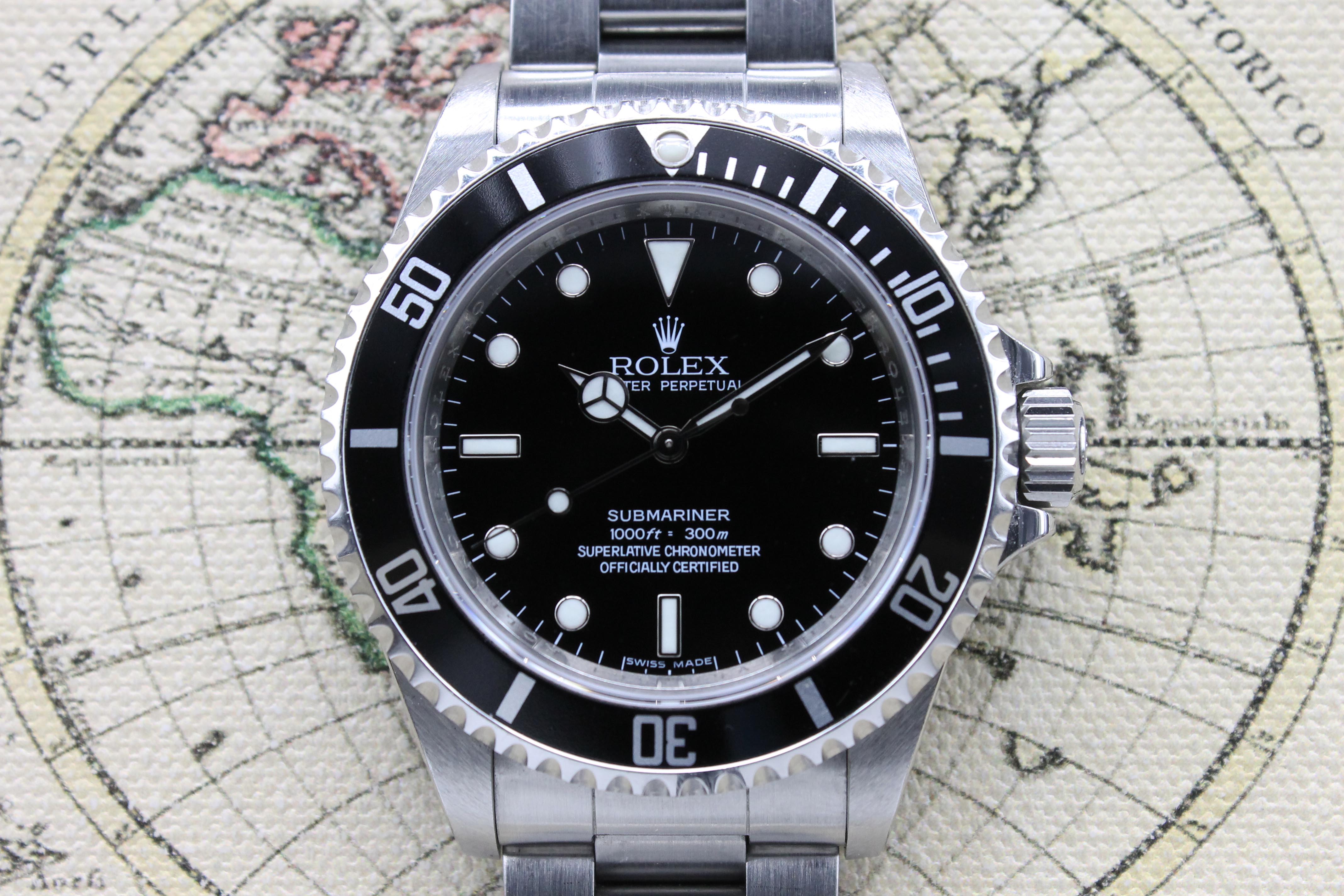 2009 Rolex Submariner Unpolished Ref. 14060M (Full Set)