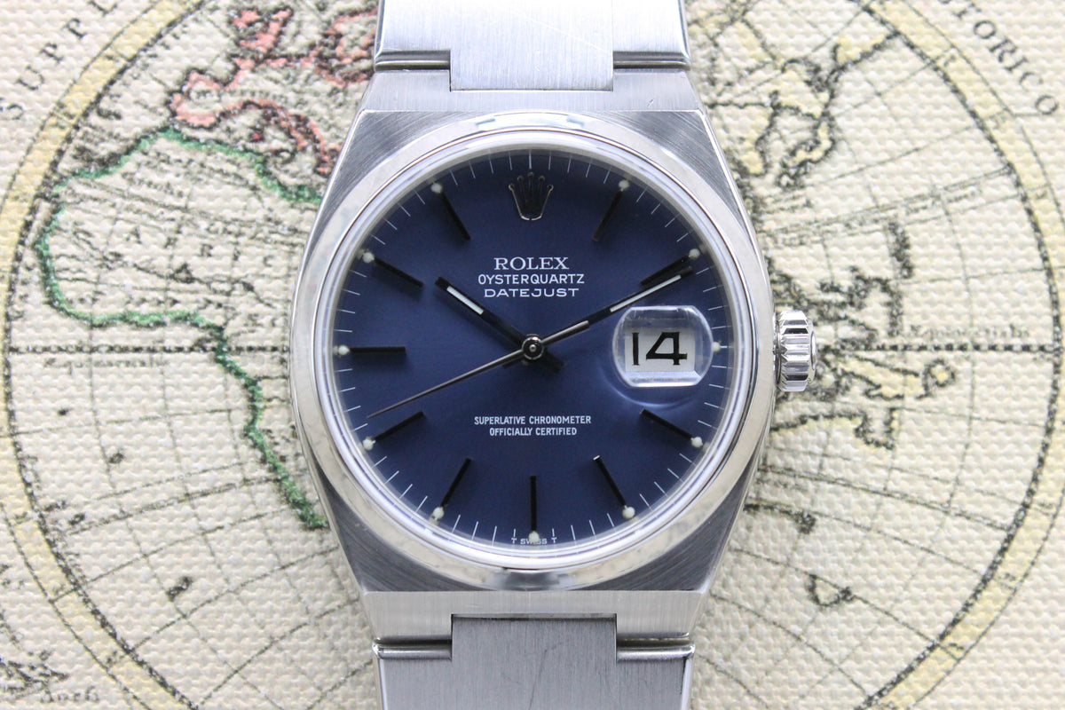 1978 Rolex Oysterquartz Blue Dial Ref. 17000