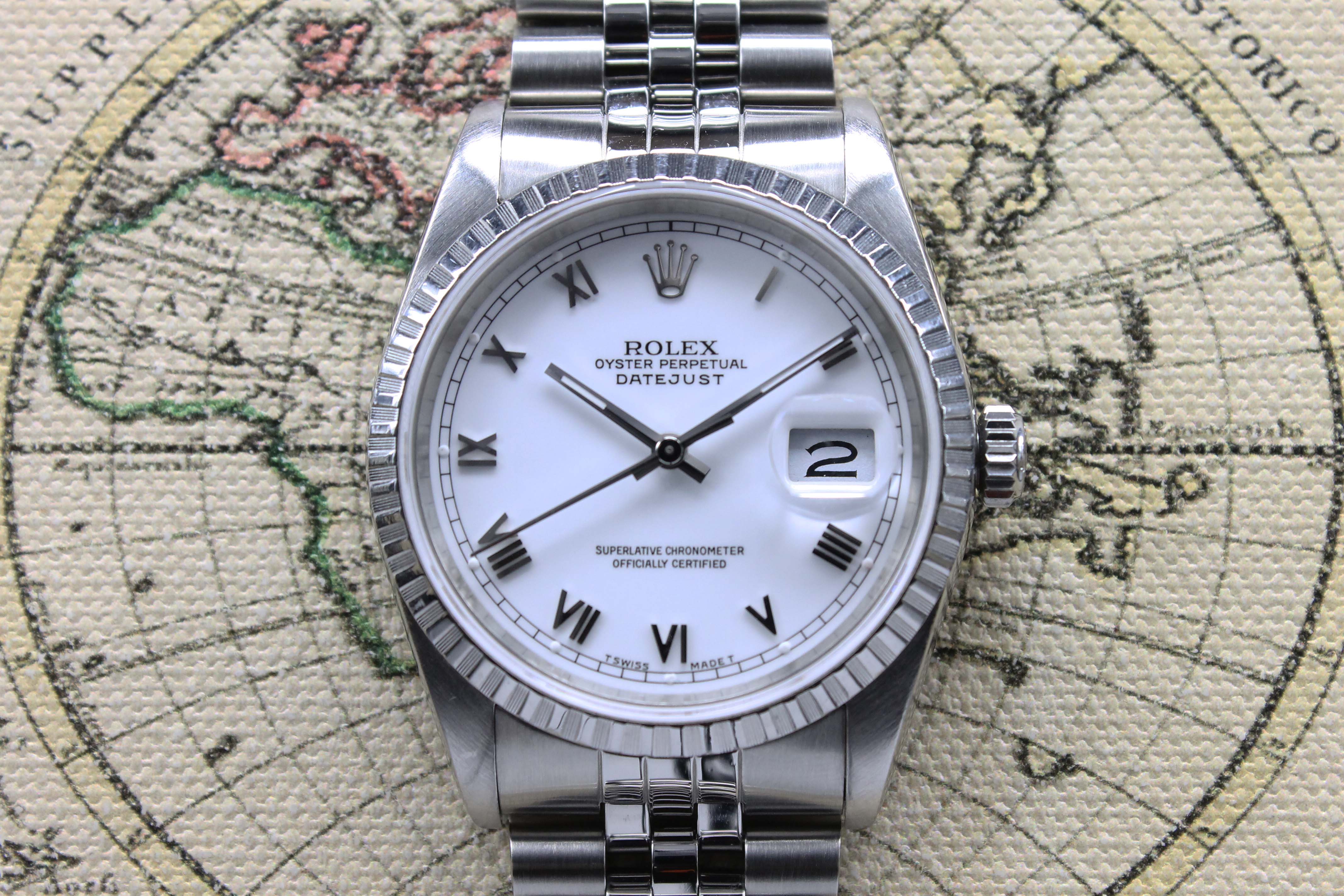 1988 Rolex Datejust White Roman Ref. 16620