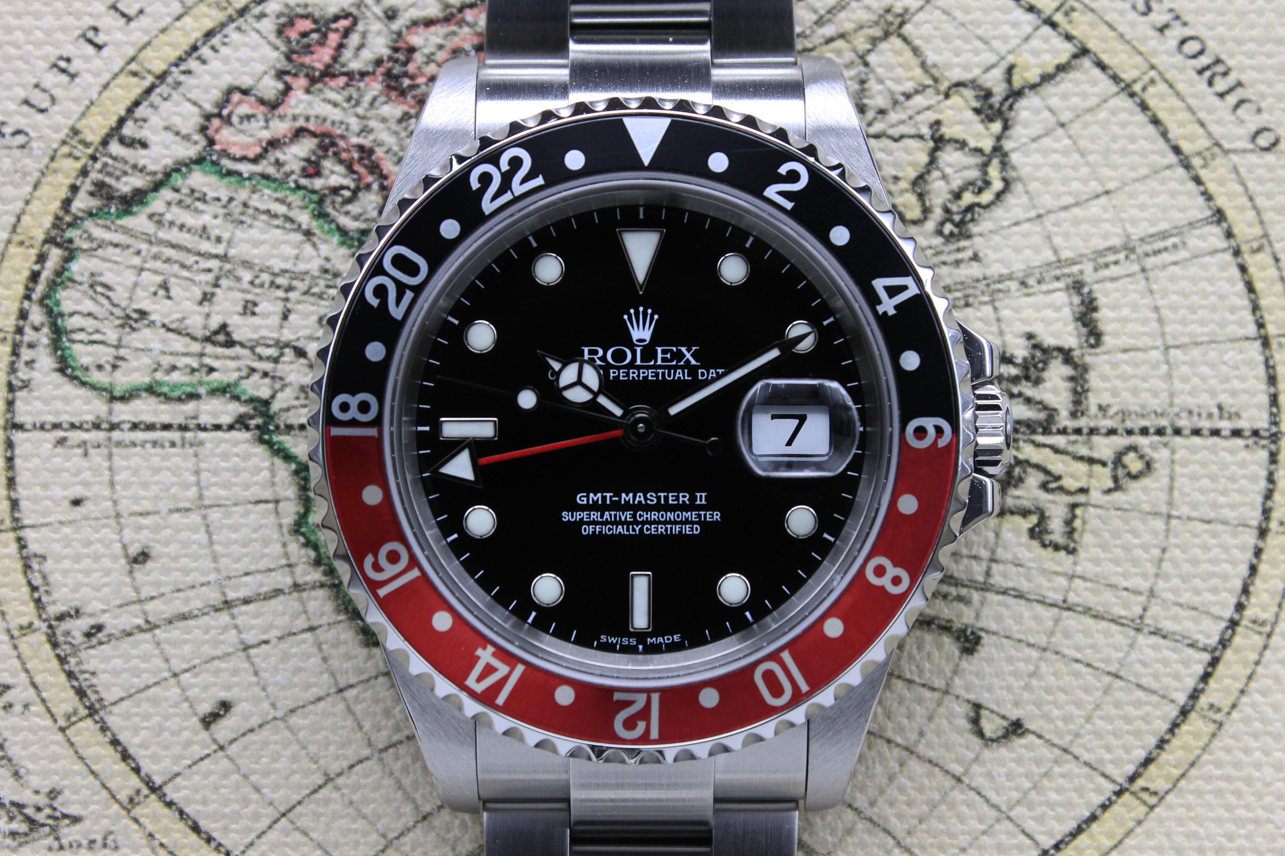 2004 Rolex GMT Master II Ref. 16710 (with Box & Certificate)