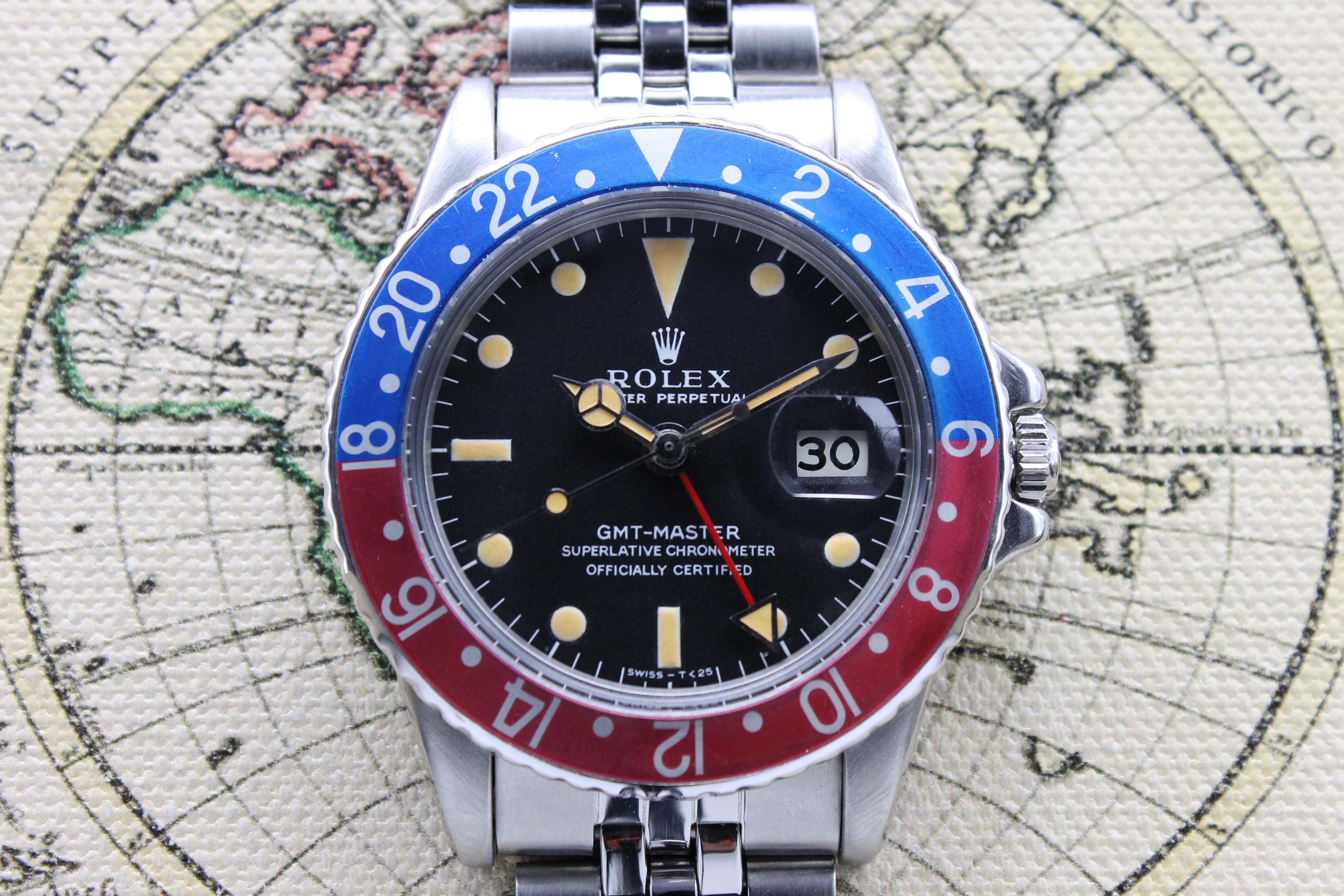 1971 Rolex GMT Master MK1 Ref. 1675 (Full Set)