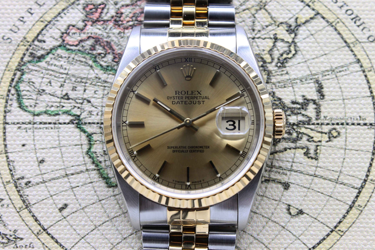 Rolex Datejust St/G Ref. 16233 Year 1996 (Full Set)