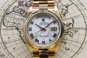 1980 Rolex Day Date Marble Ref. 18038