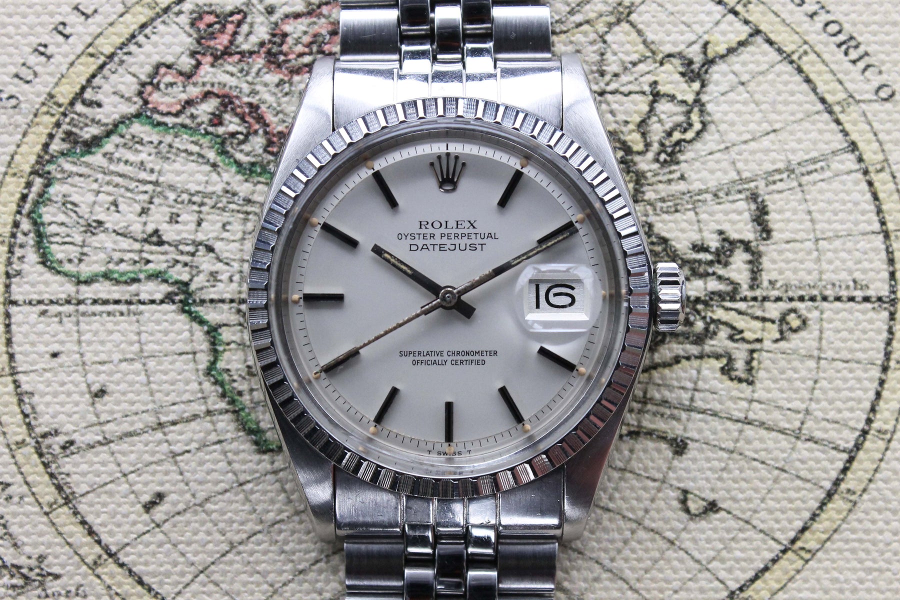 1978 Rolex Datejust Satin White Dial Ref. 1603