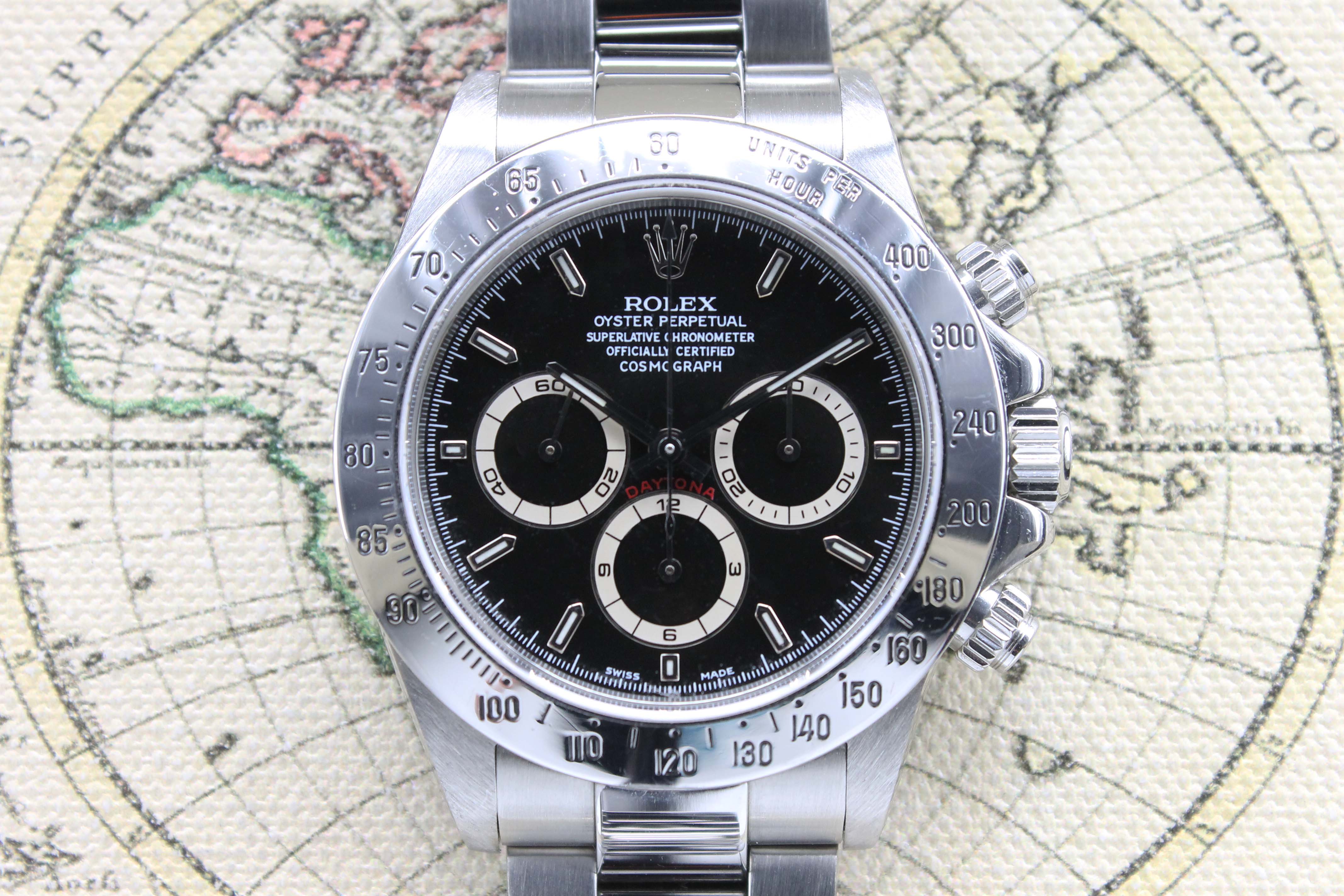 1999 Rolex Daytona Zenith Black Dial Ref. 16520 A Series