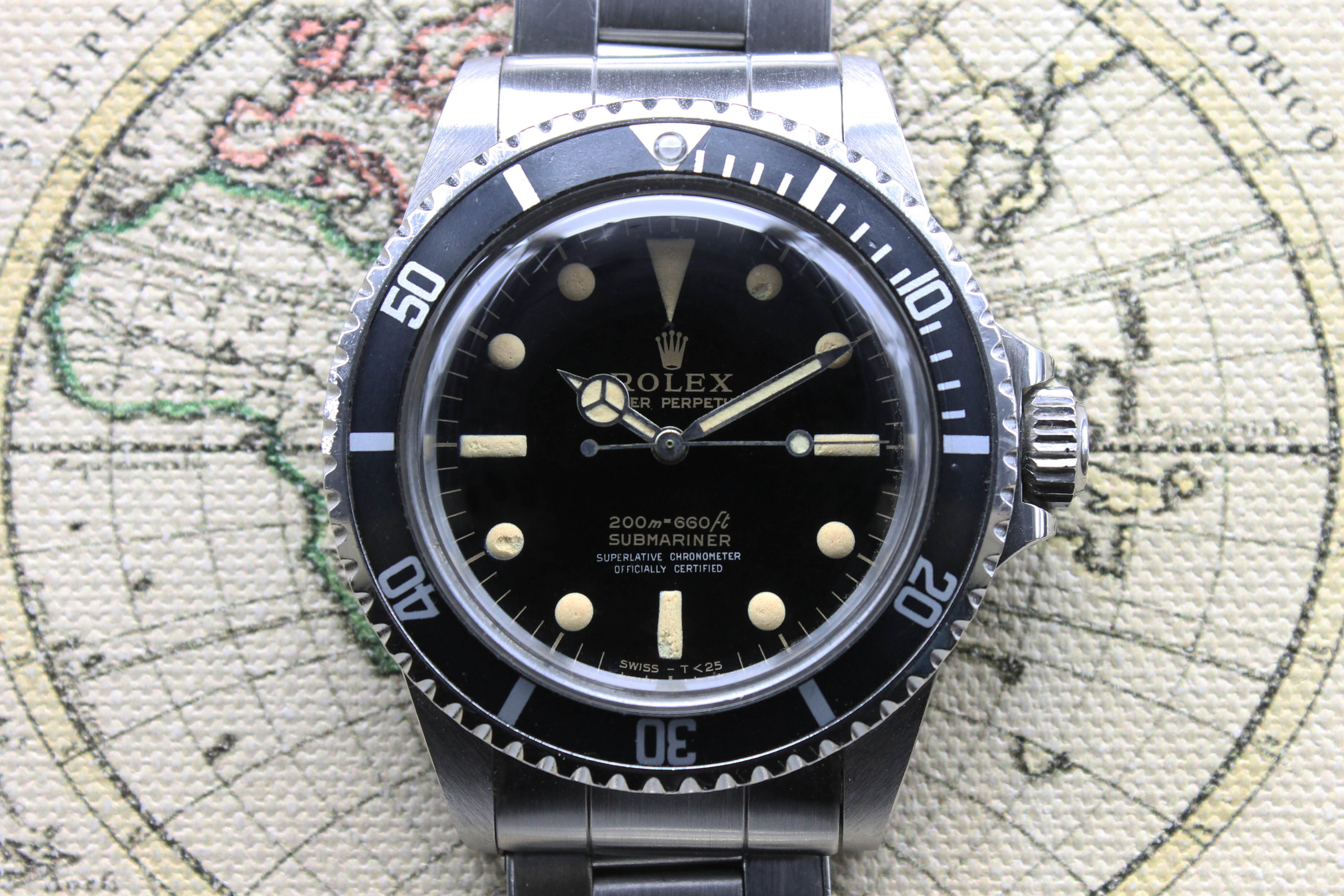 1966 Rolex Submariner Gilt Four Liner Dial Ref. 5512