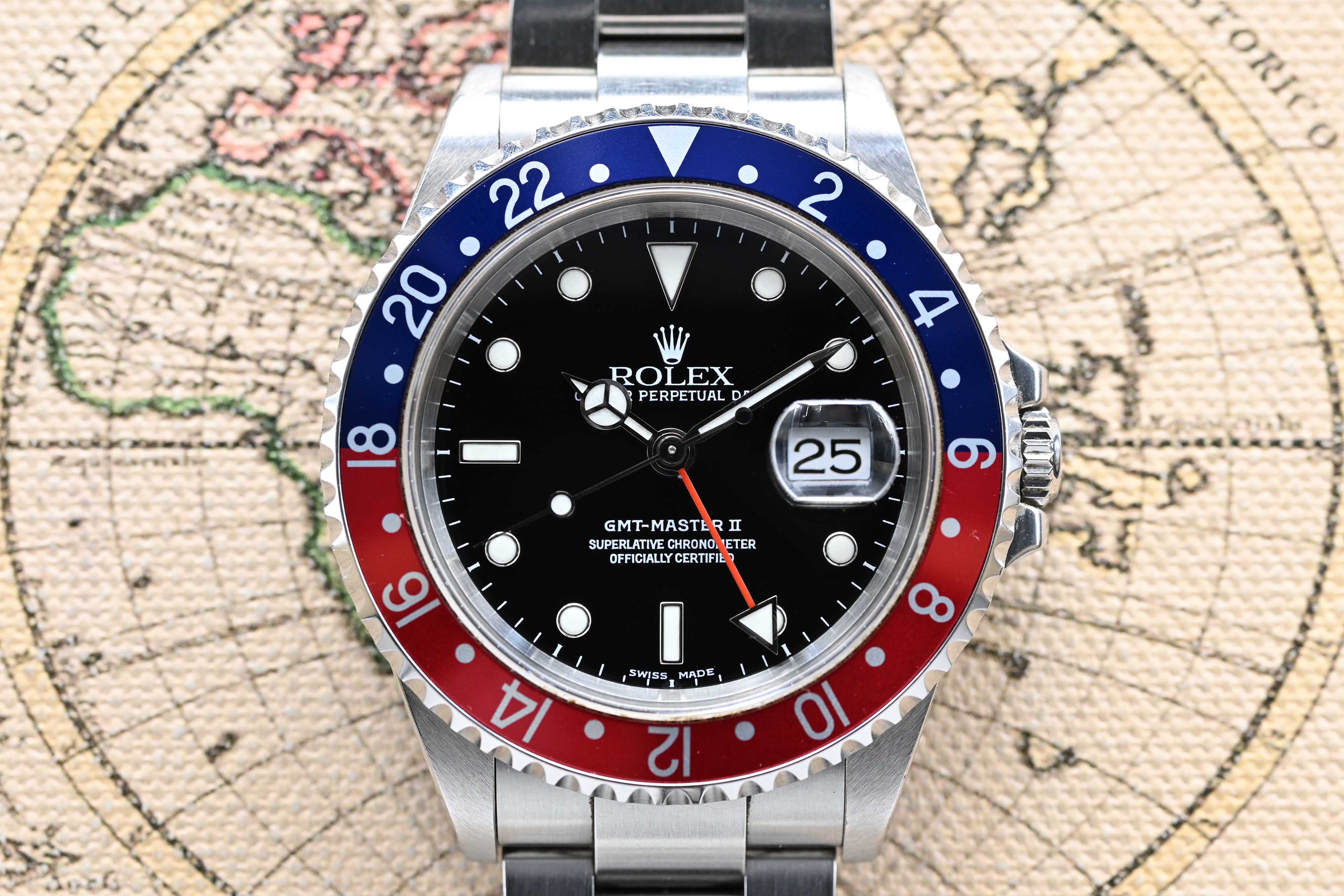 2003 Rolex GMT Master II Pepsi Ref. 16710 (Full Set)