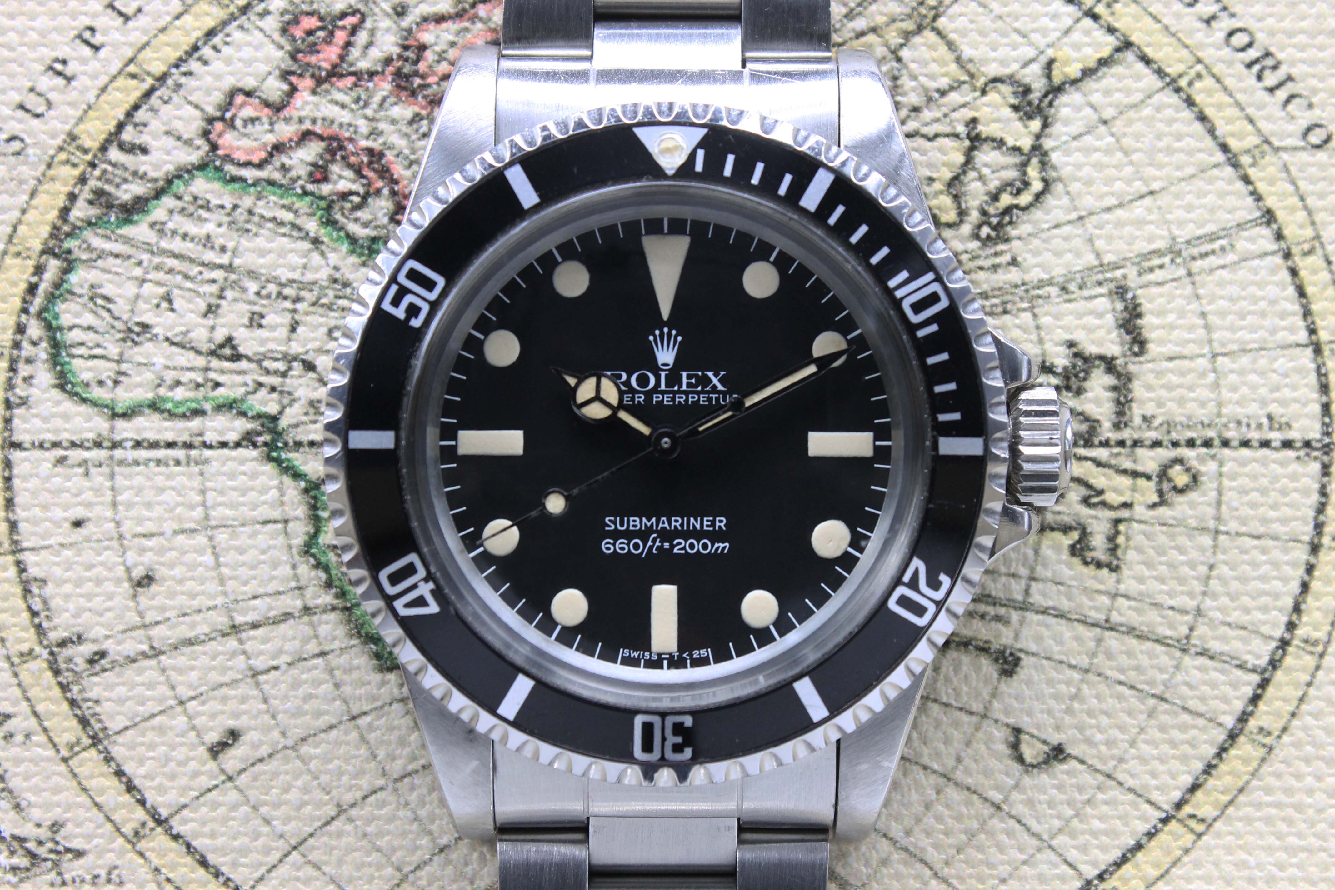 1981 Rolex Submariner Maxi MK4 Unpolished Ref. 5513