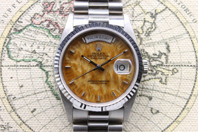 1994 Rolex Day Date Wood Dial Ref. 18239