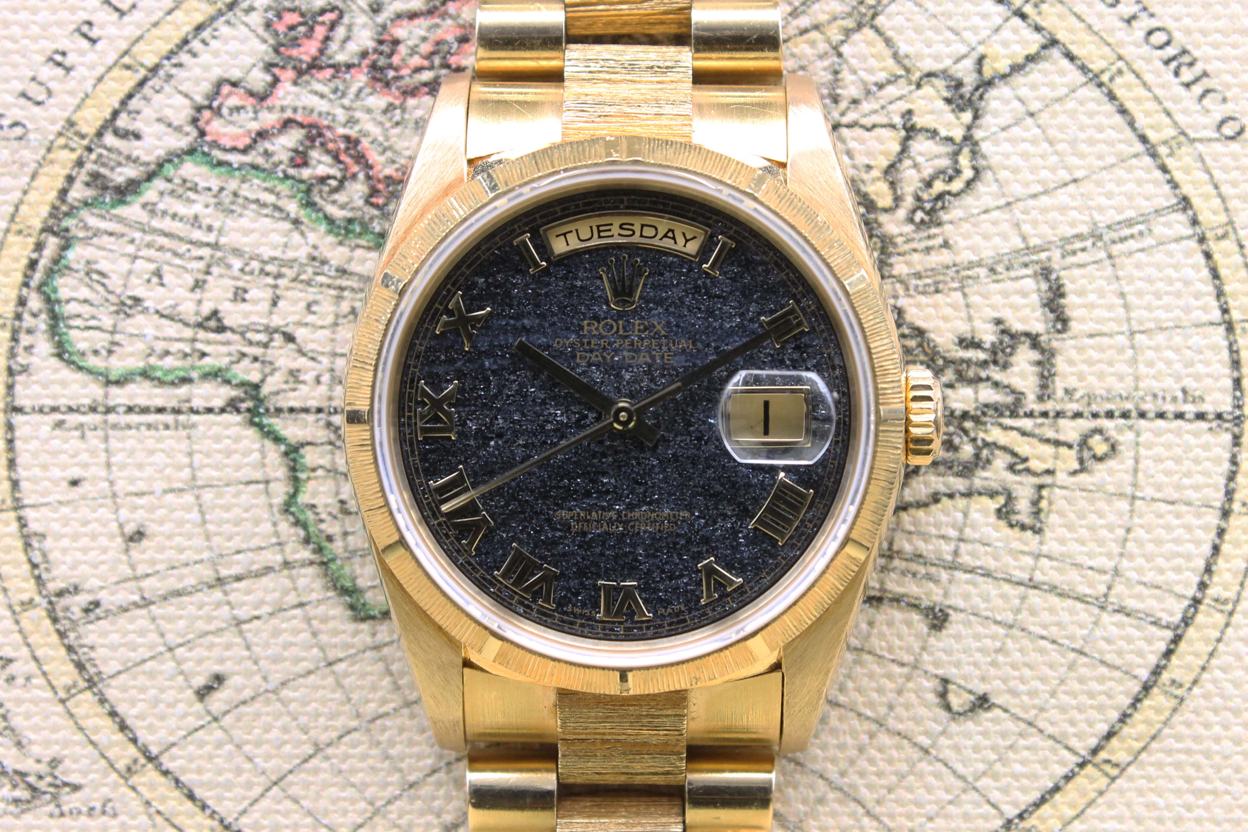 1990 Rolex Day Date Ferrite Dial Ref. 18248 (with Box & Papers)