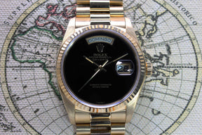 Rolex Day Date Onyx Dial Ref. 18038 Year 1977