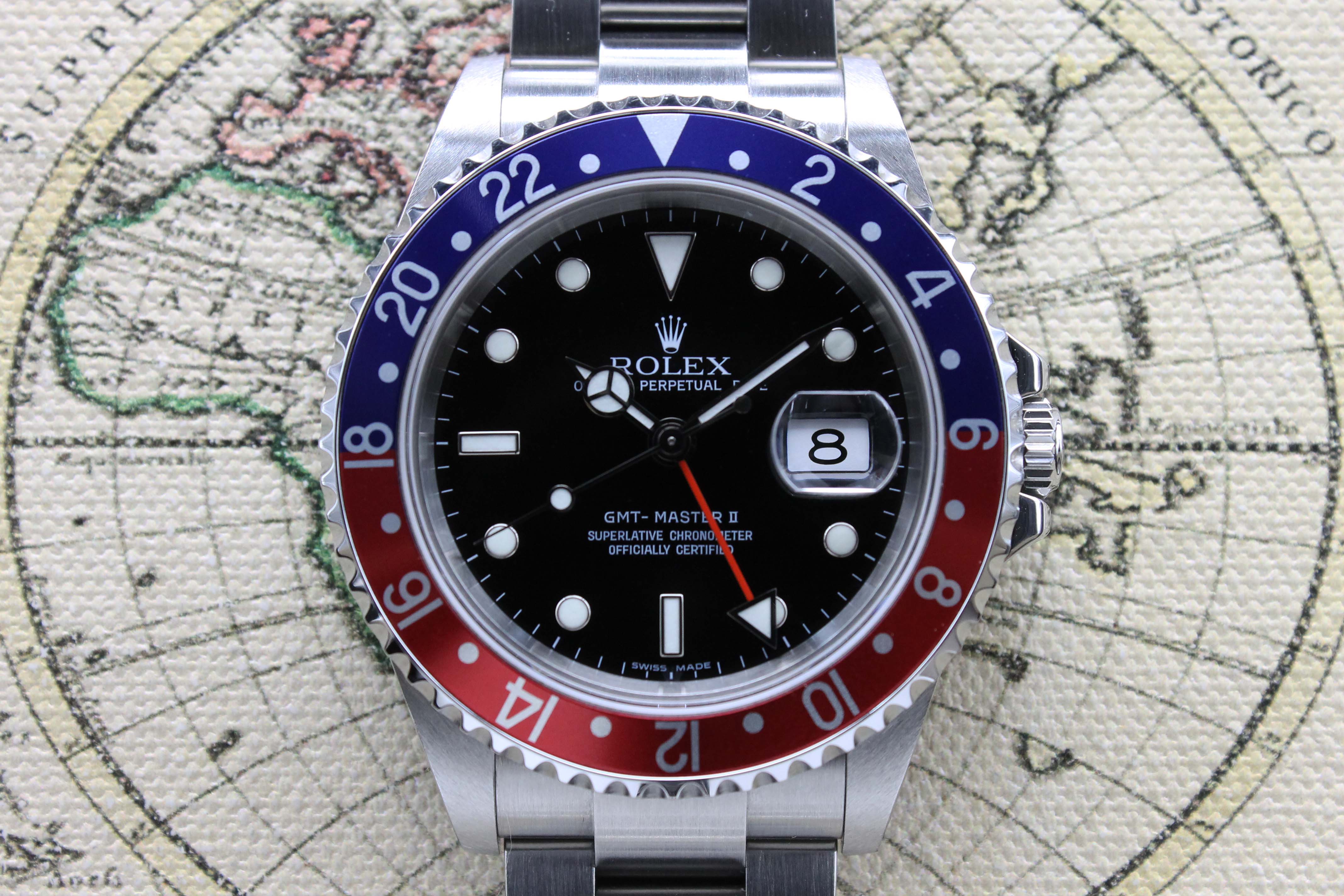 2006 Rolex GMT Master II Pepsi Ref. 16710 (Full Set)