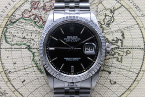 1980 Rolex Datejust Black Glossy Dial Ref. 16030