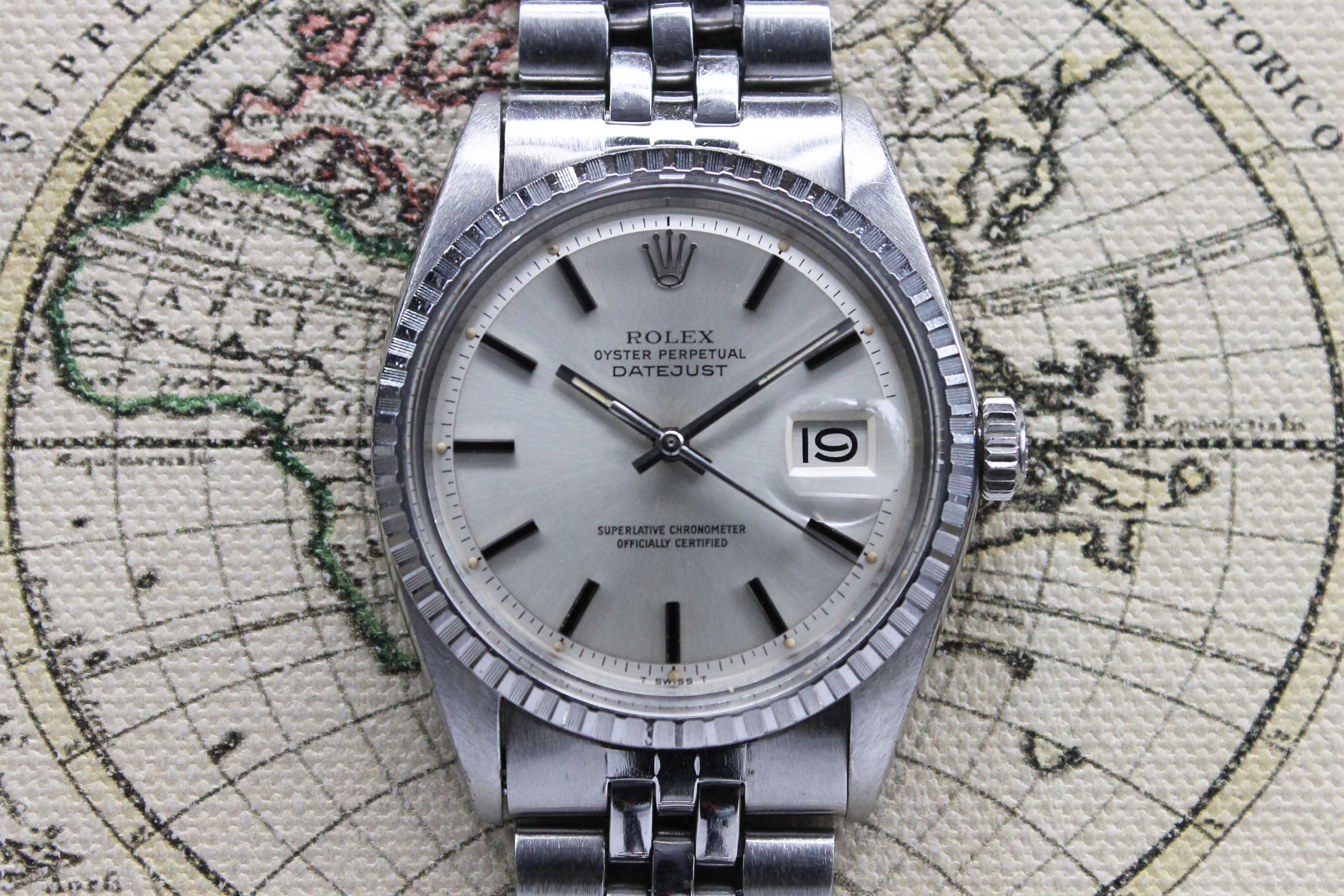 1972 Rolex Datejust Ref. 1603 (with Box & Double Punched Papers)