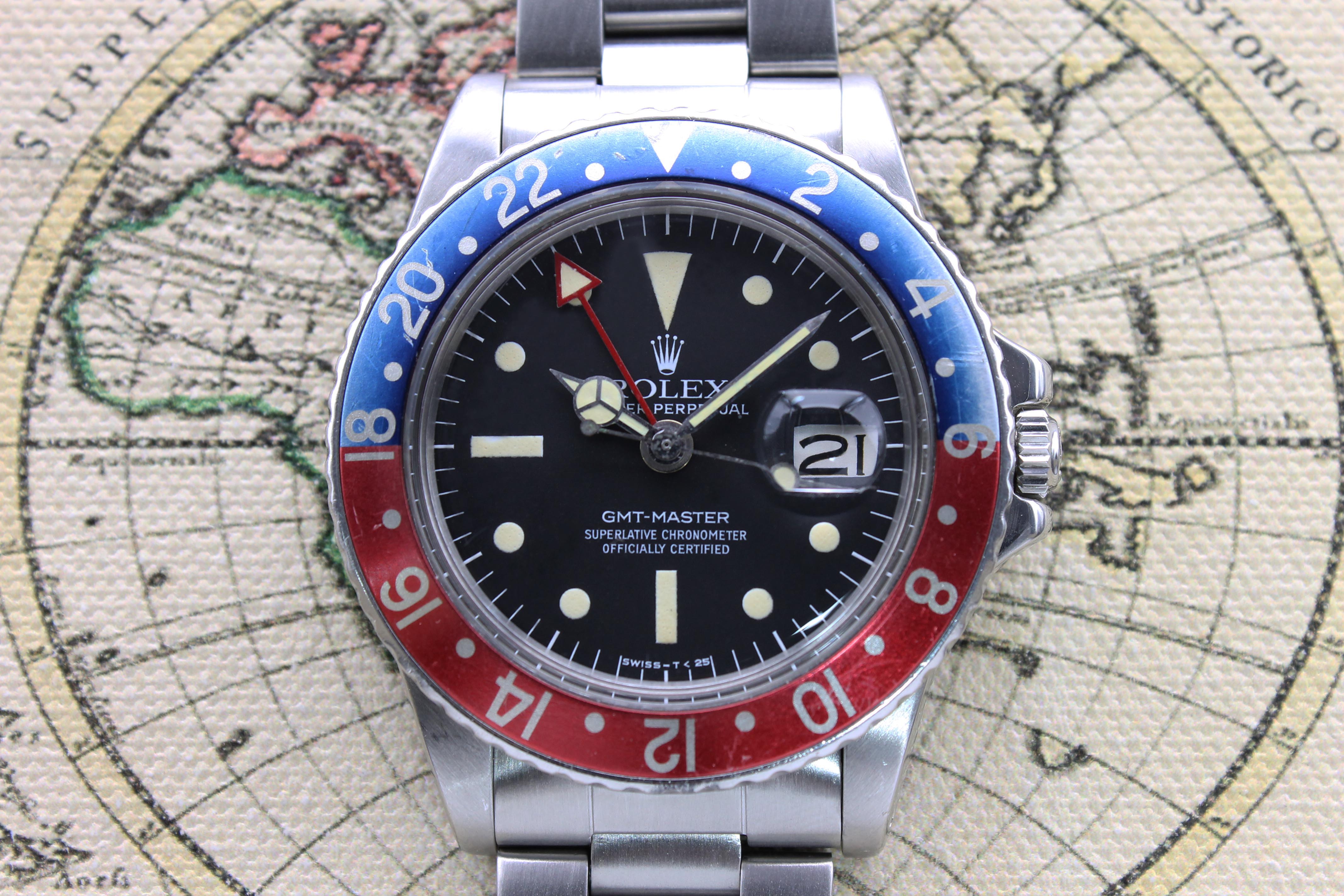 Rolex GMT Master Radial Ref. 1675 Year 1978 (Full Set)