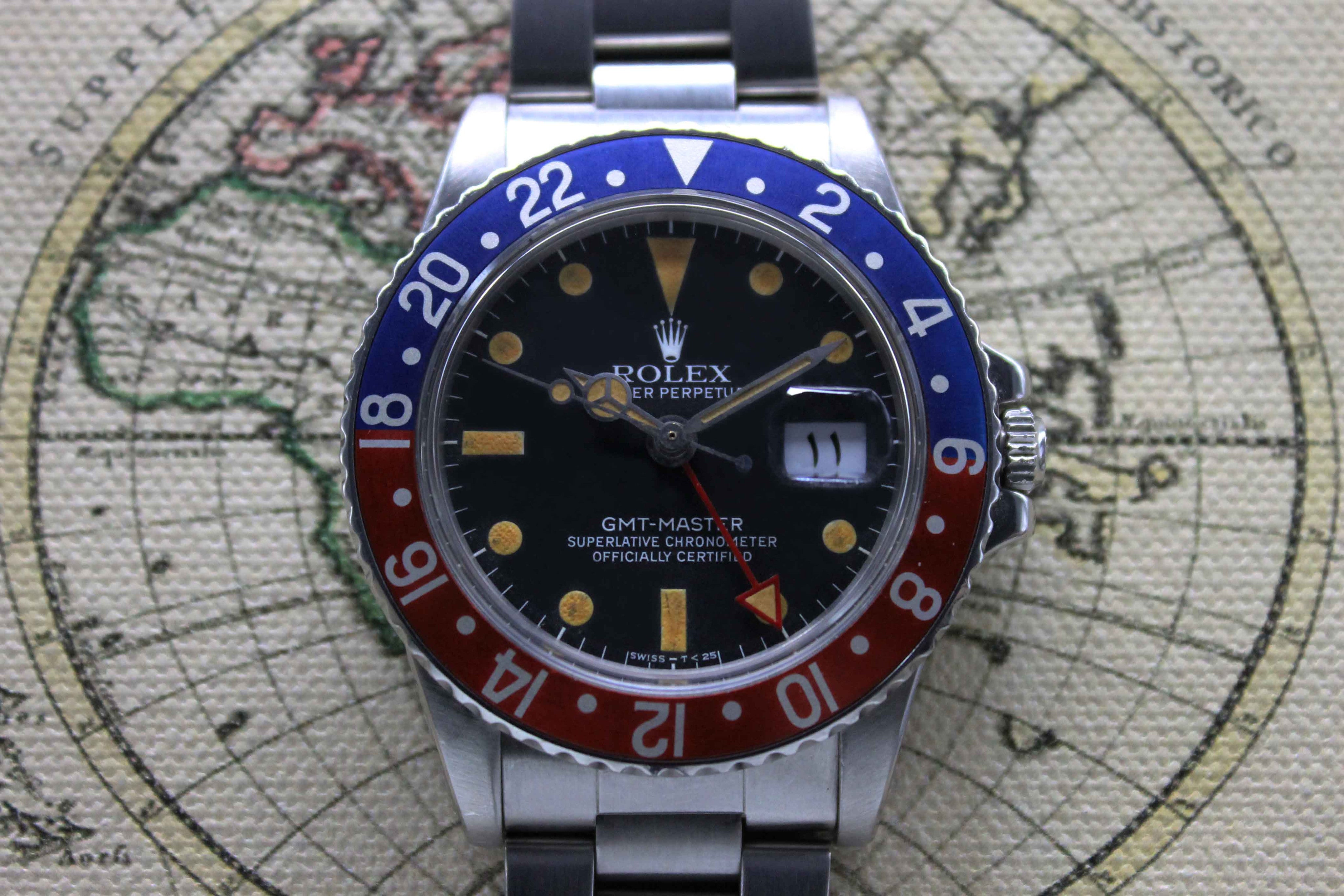 Rolex GMT Master Ref. 1675 Year 1978 (Full Set)