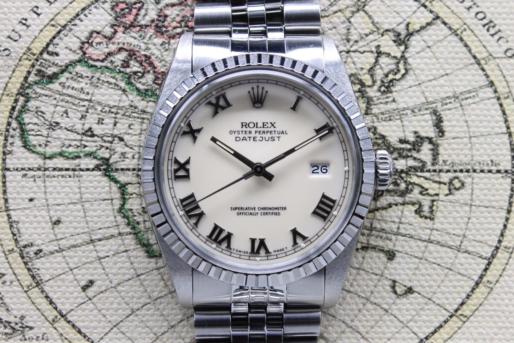1985 Rolex Datejust Ivory Dial Ref. 16030