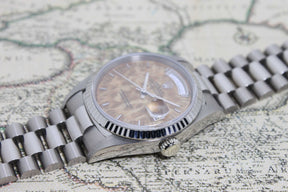 1994 Rolex Day Date Wood Dial Ref. 18239